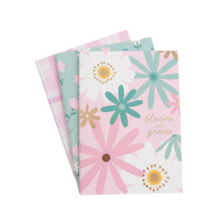 A5 3Pk Notebook With Cover - Blossom