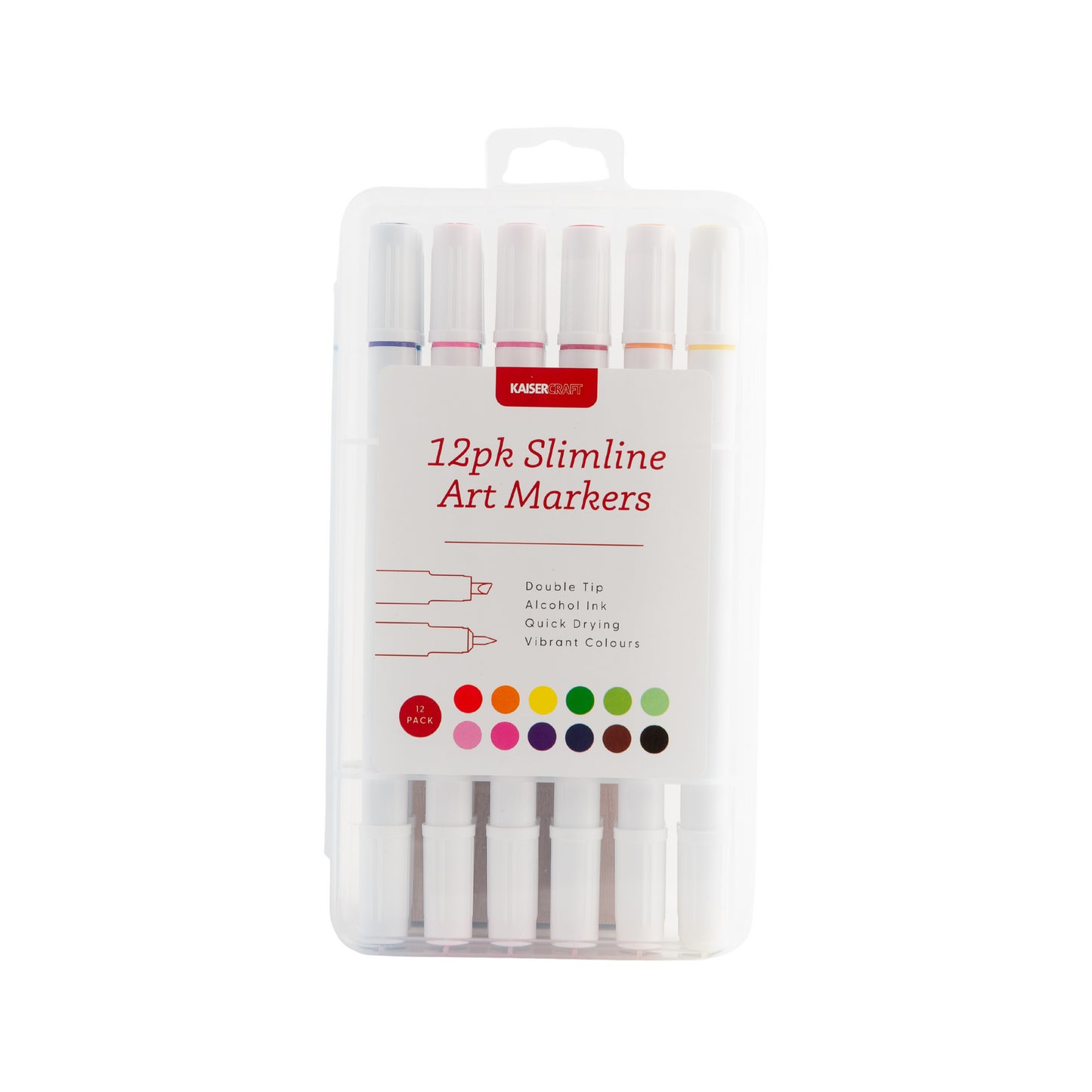 Slimline Art Markers 12pk