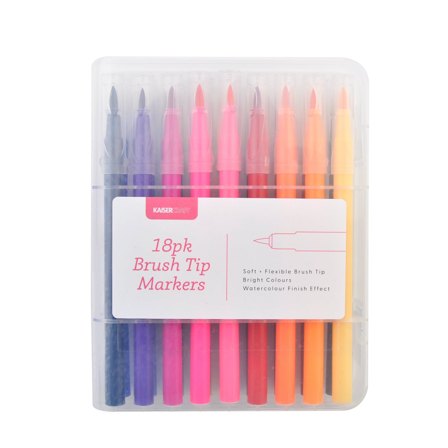 Brush Tip Markers 18pk