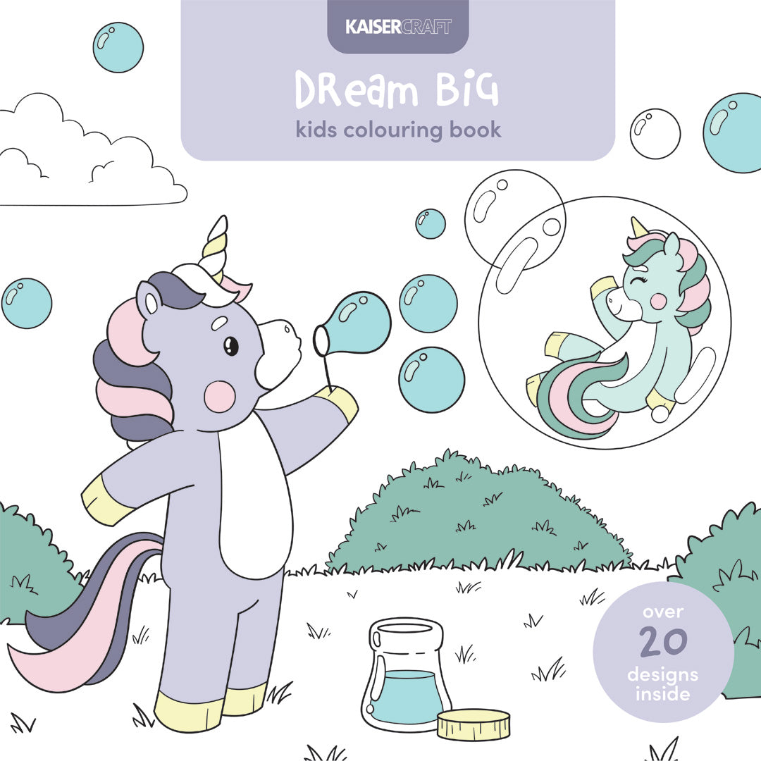 Dream Big Colouring Book