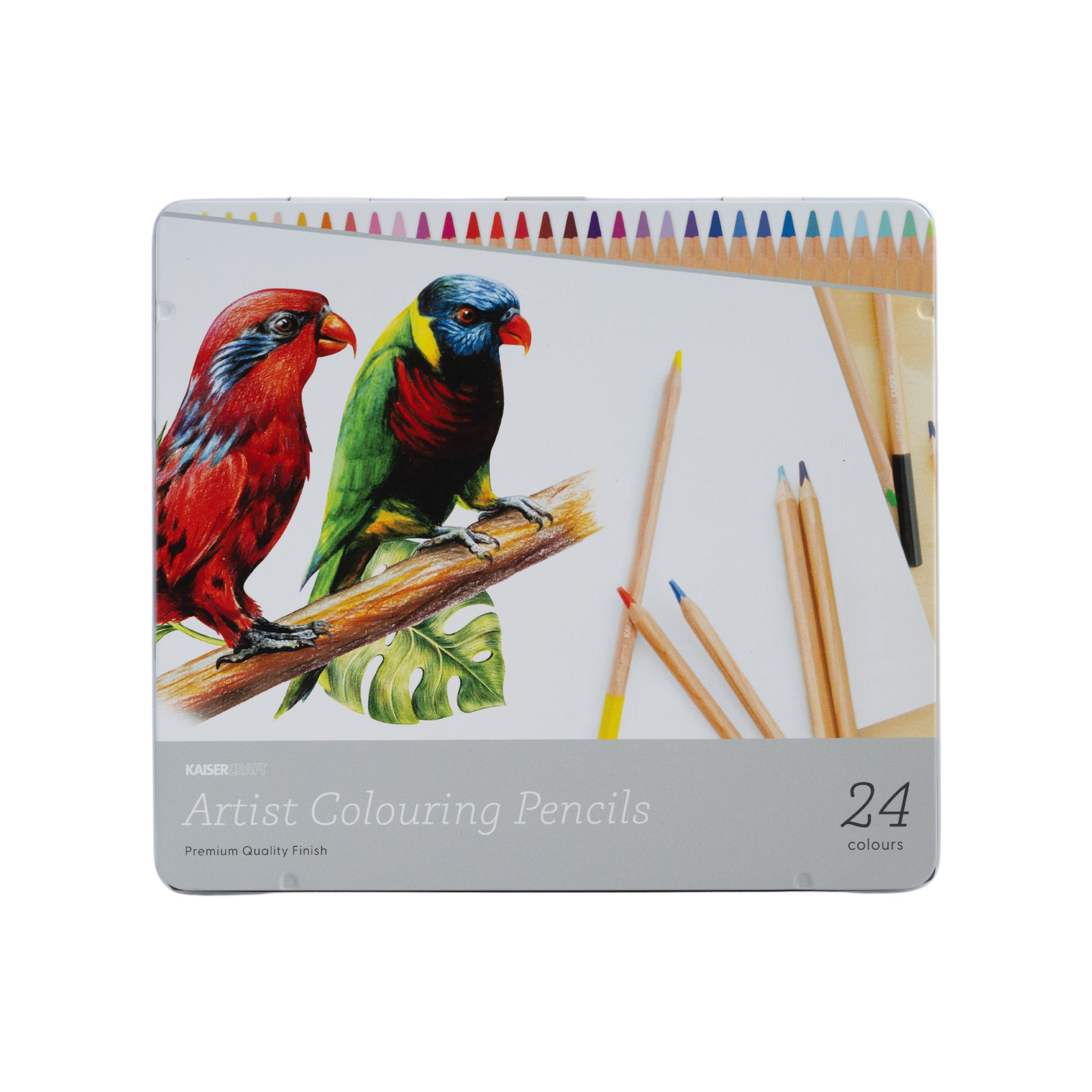 Artist Coloured Pencils 24pc Tin