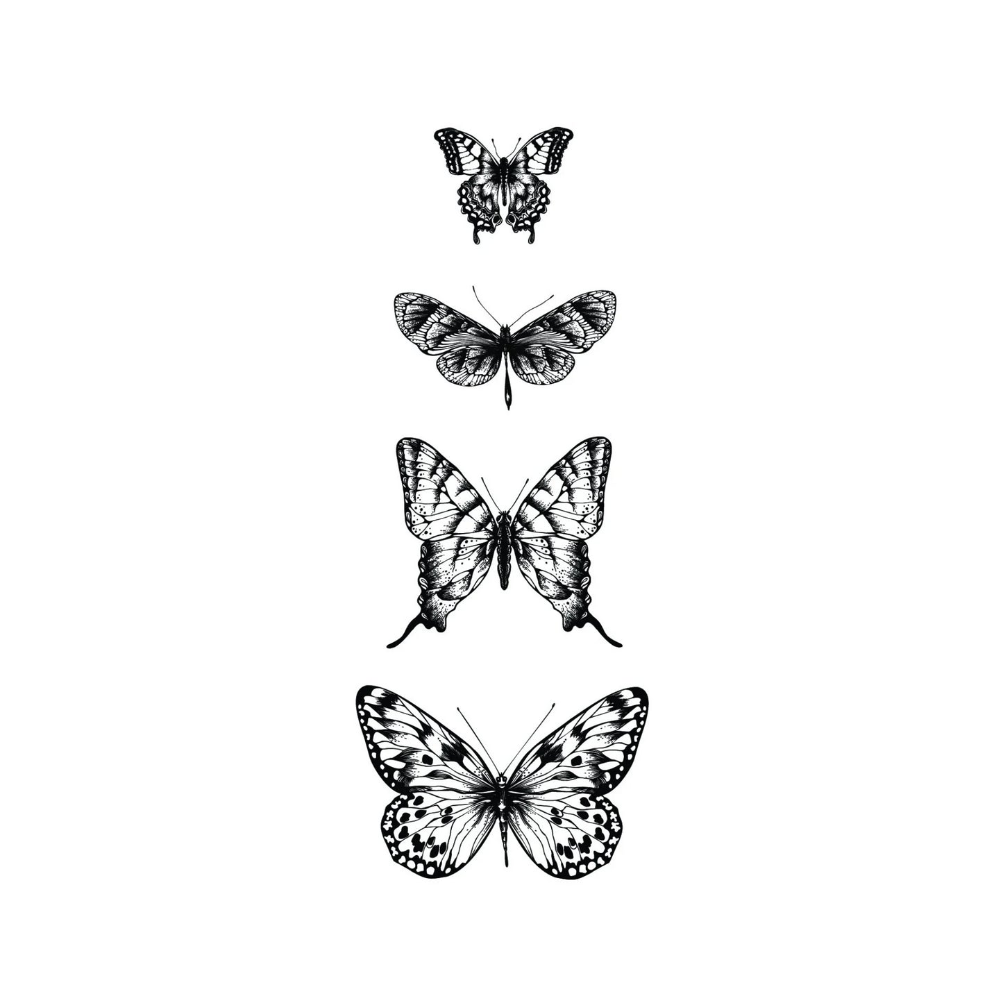 Texture Clear Stamp - Butterflies