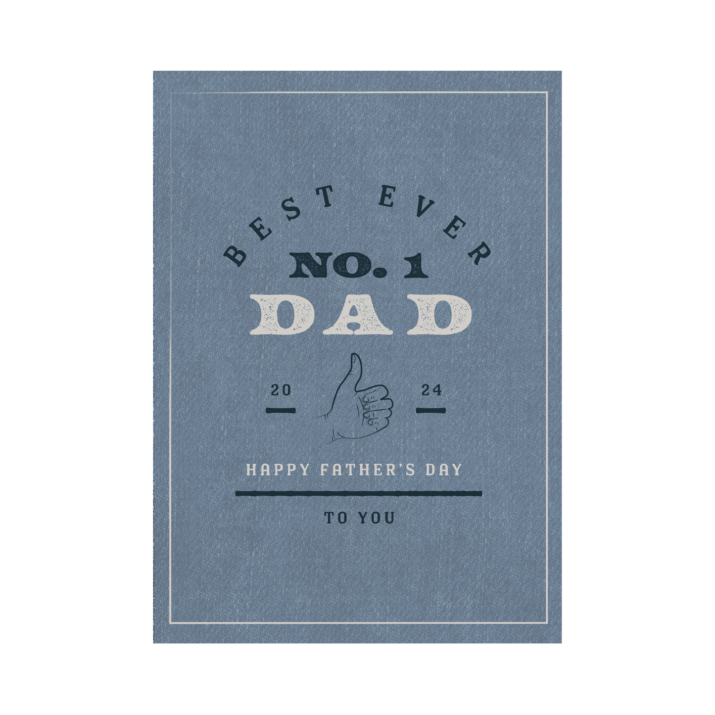 Greeting Card Fathers Day - Best Ever