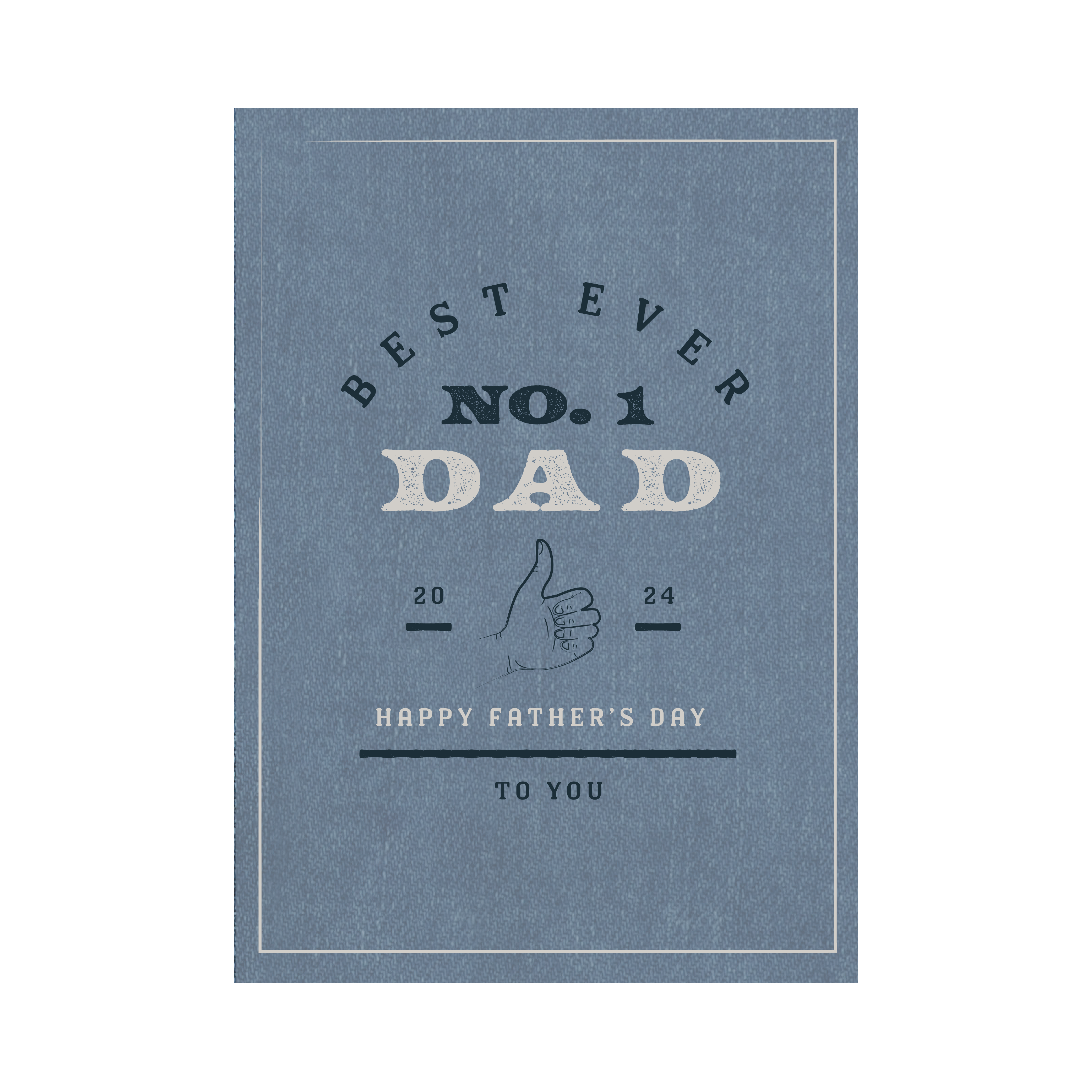 Greeting Card Fathers Day - Best Ever