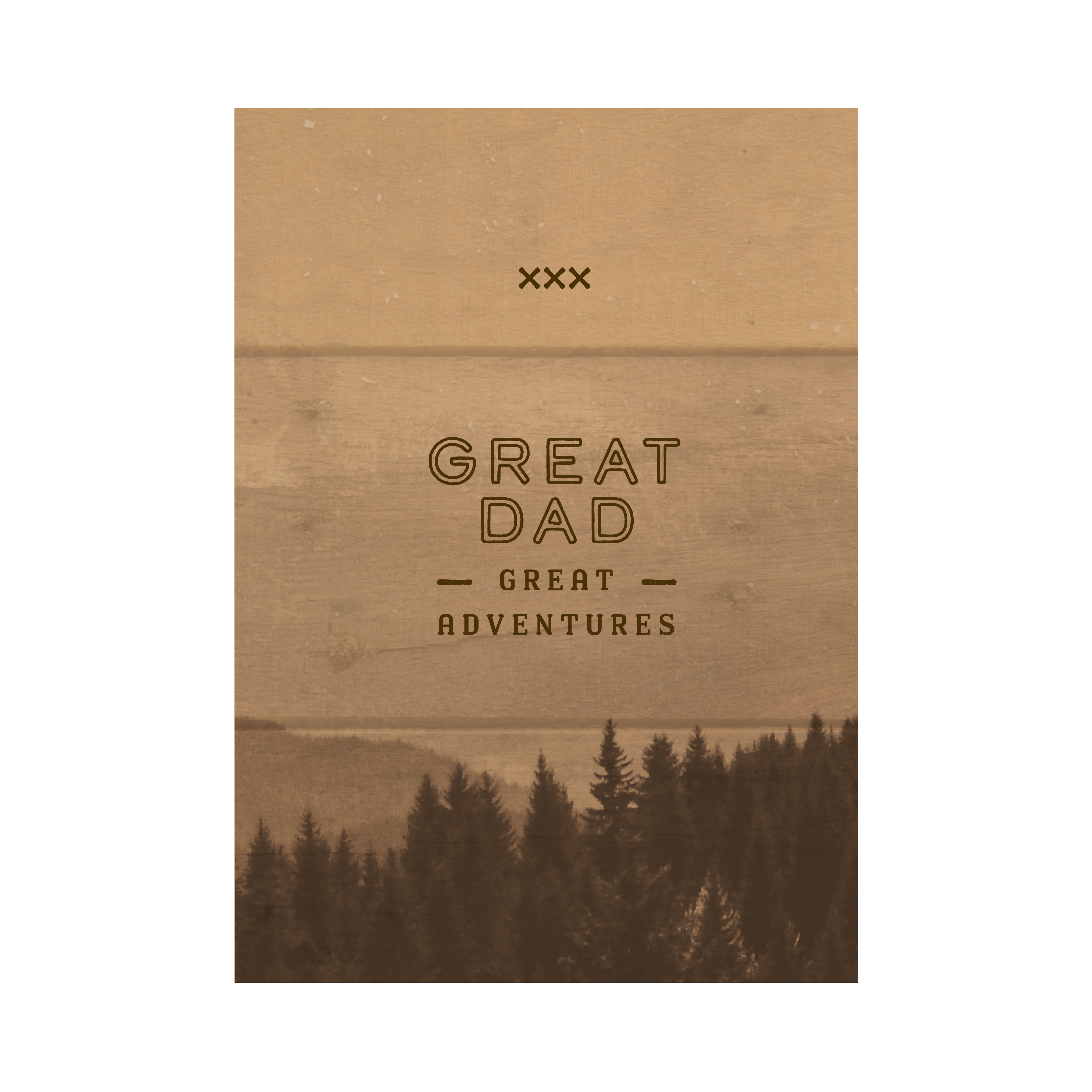 Greeting Card Fathers Day - Great Adventures