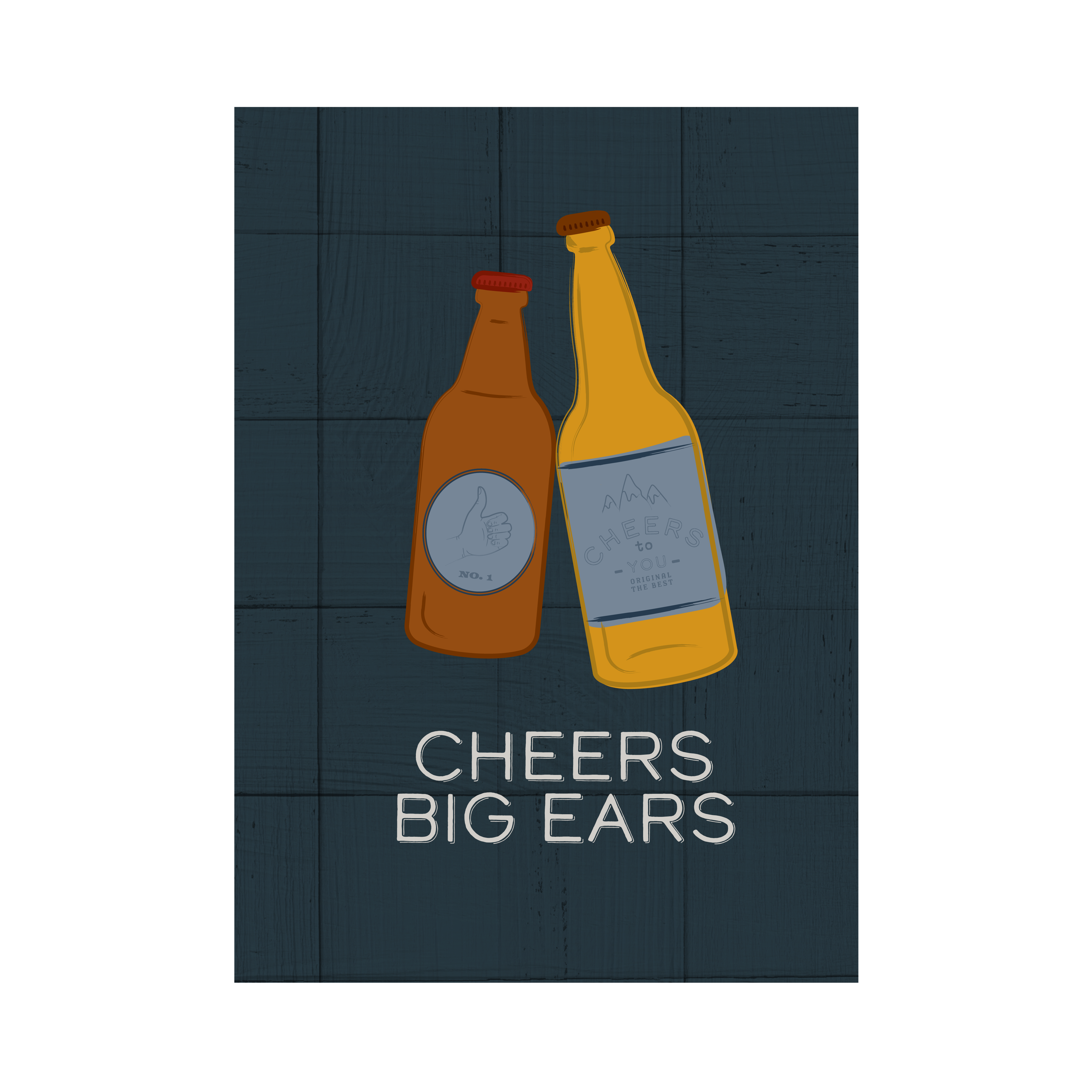 Greeting Card For Him - Big Ears