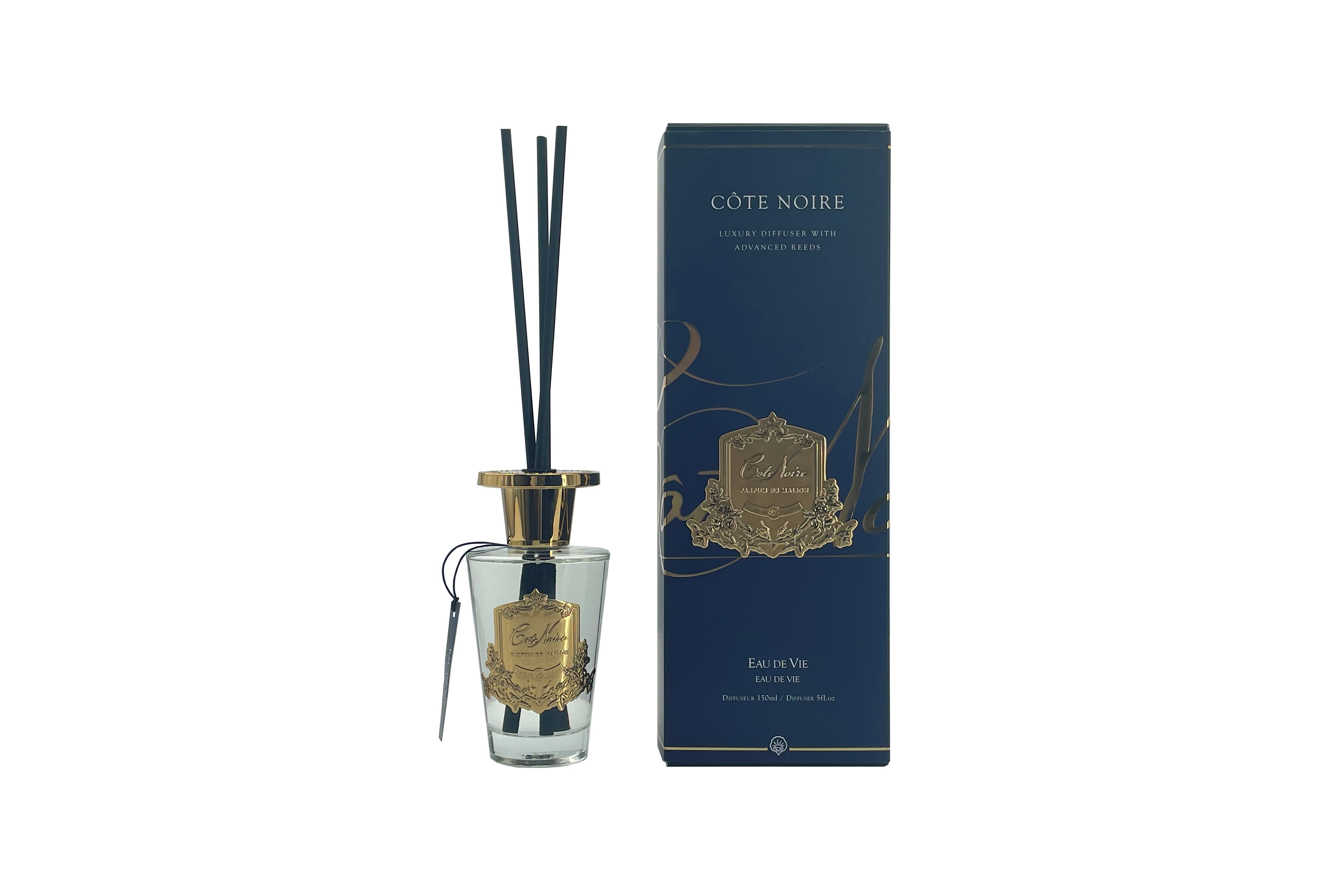 Cote Noire - Eau De Vie - 150ml Gold Diffuser