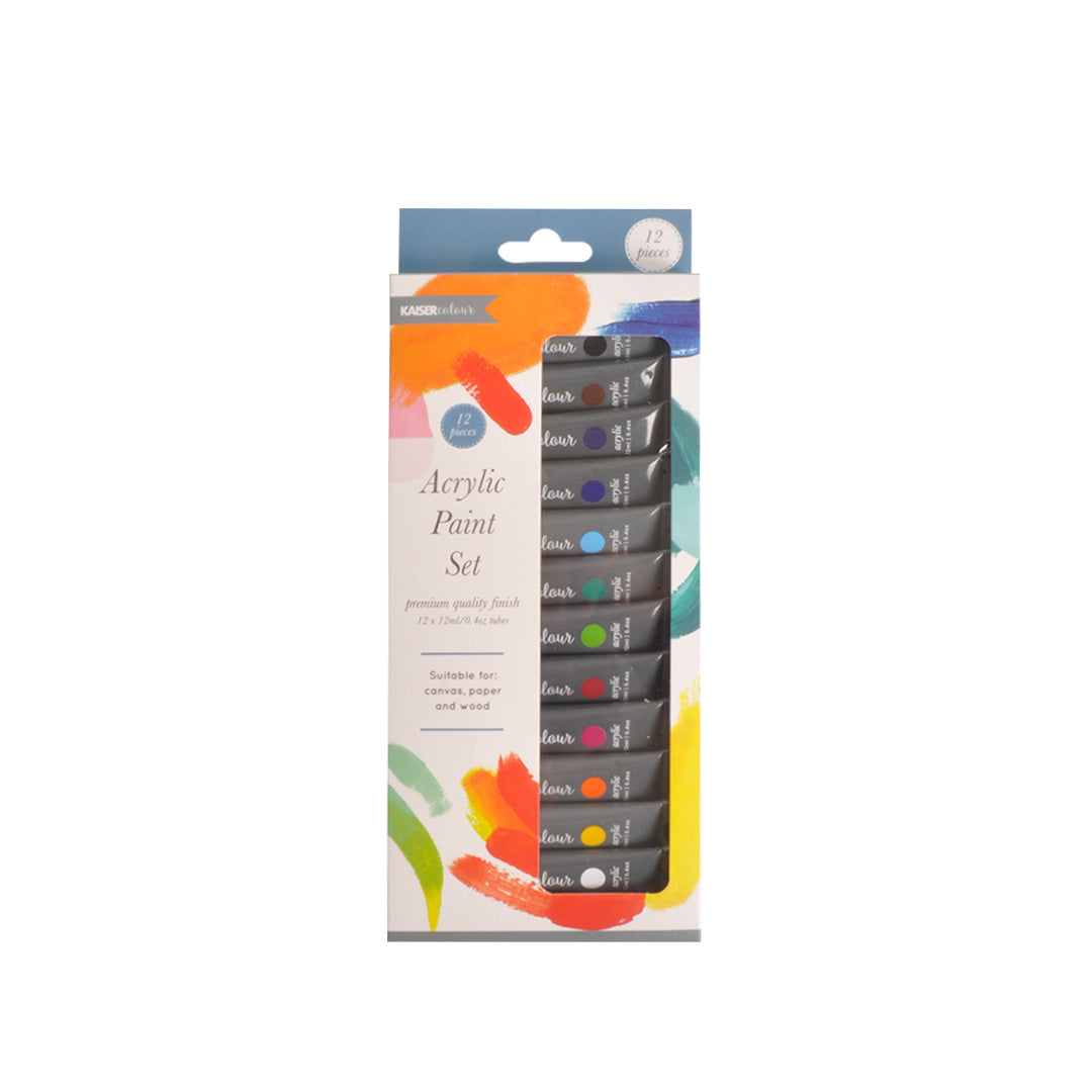 Acrylic Paint Tubes 12pk