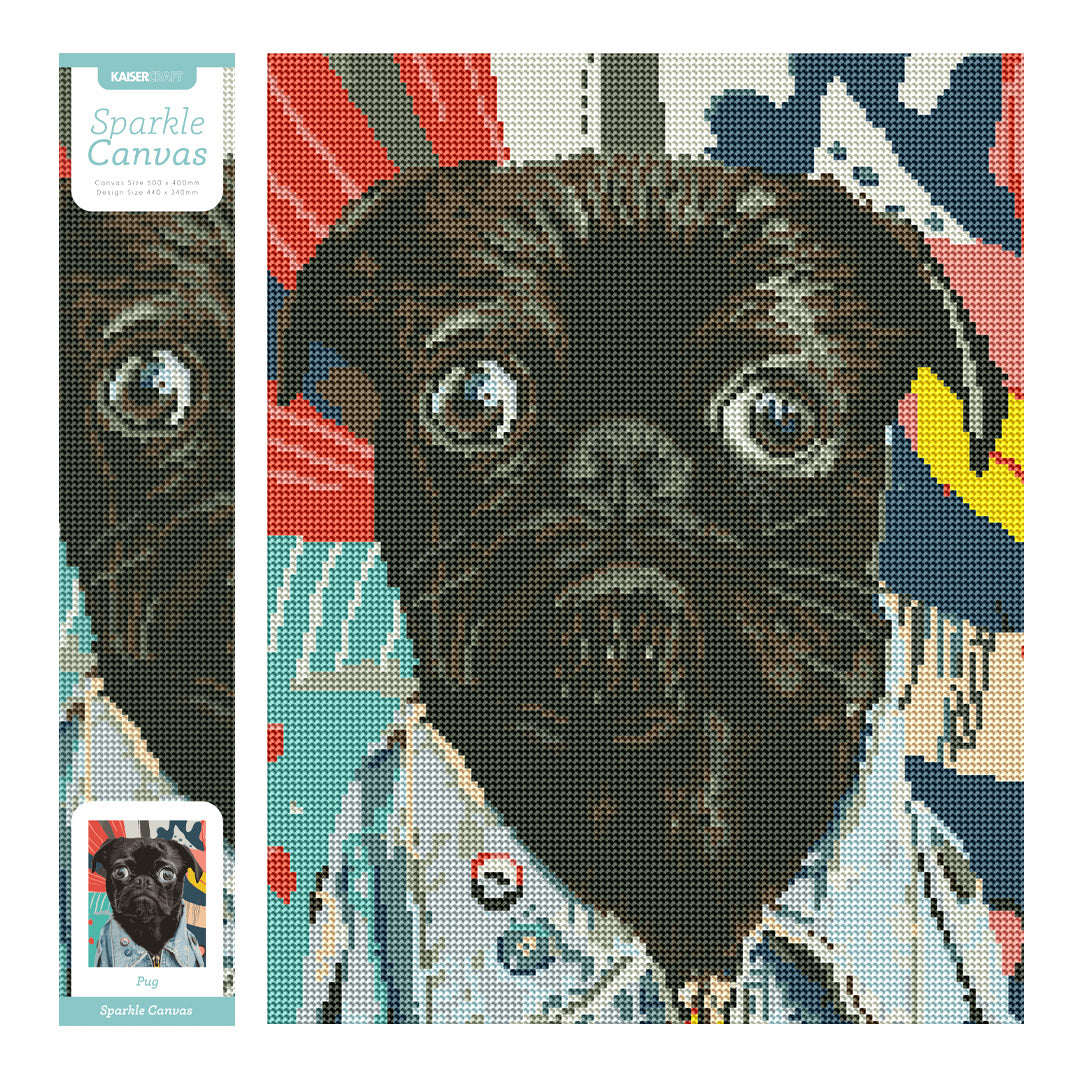 Sparkle Kits 40 x 50cm - Pug