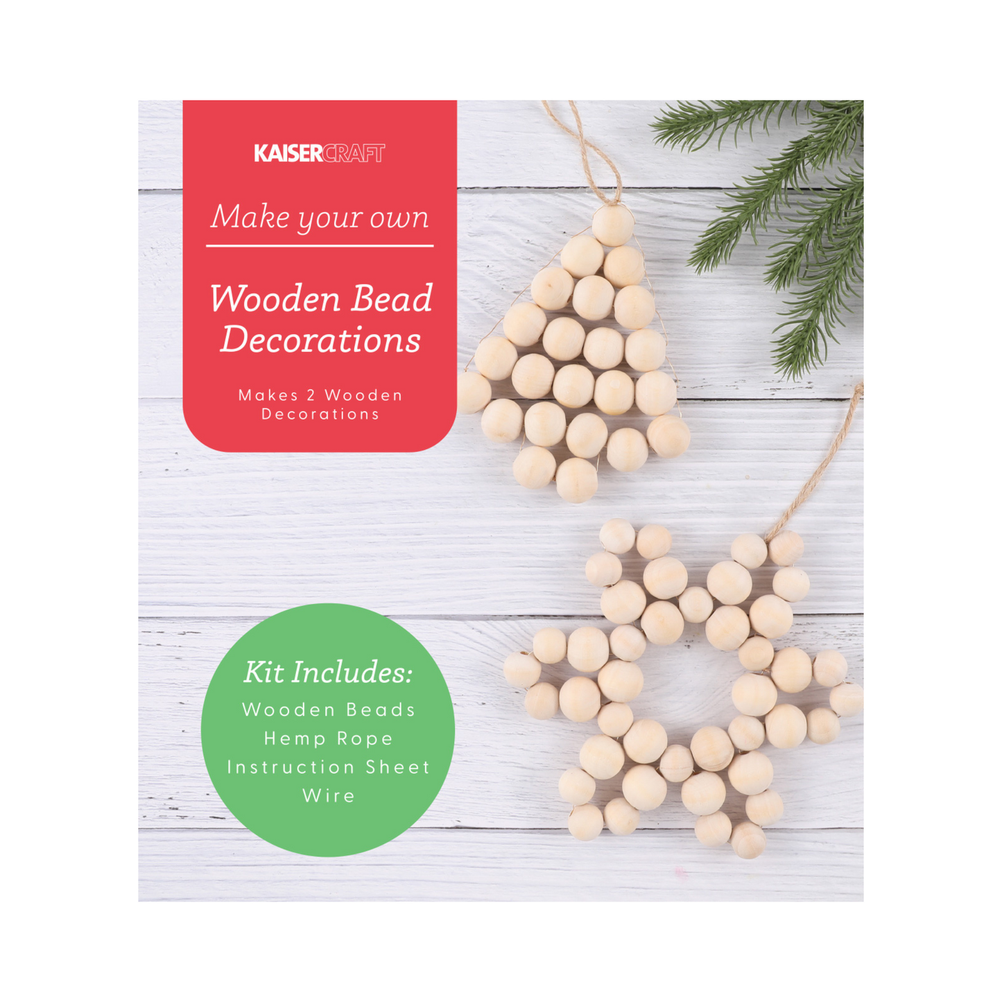 Make Your Own Wooden Bead Decorations