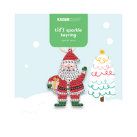 Sparkle Keyring - Santa