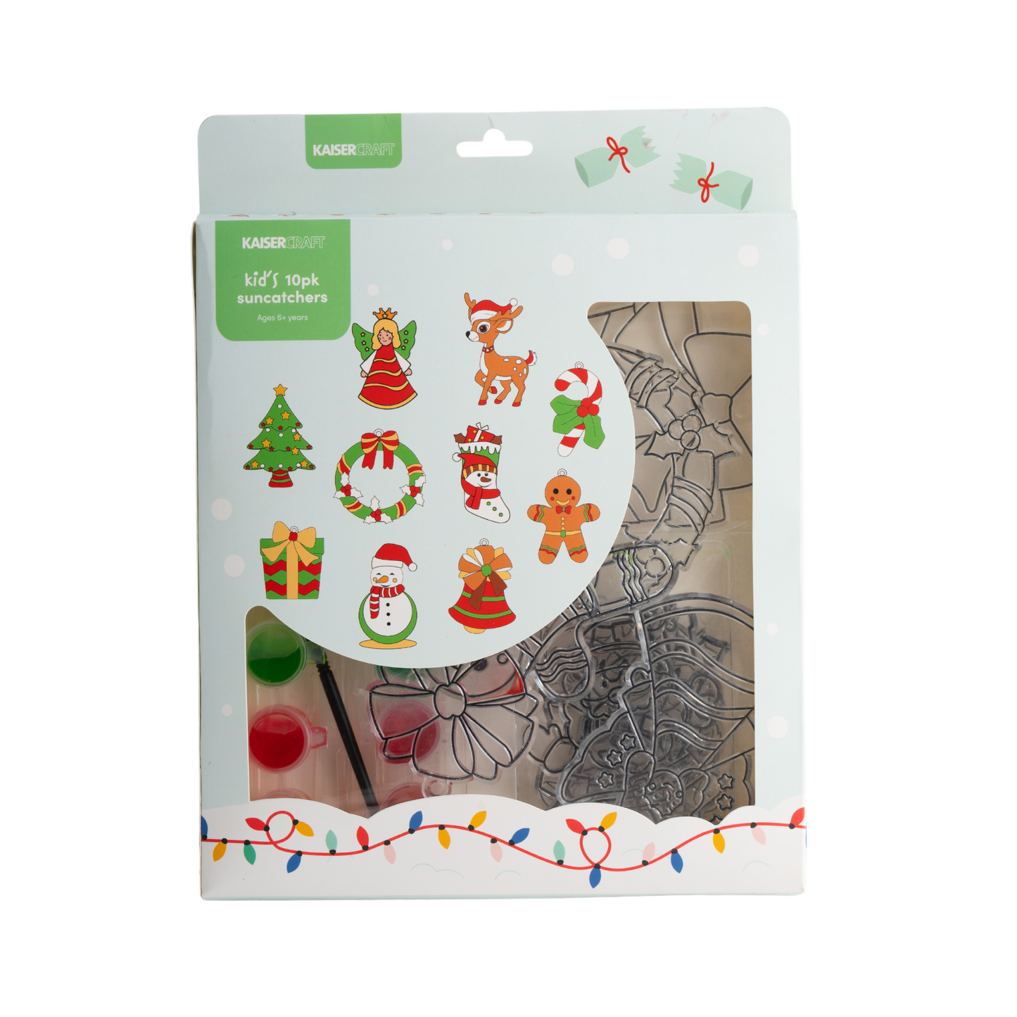 10Pk Suncatchers - Christmas Mix