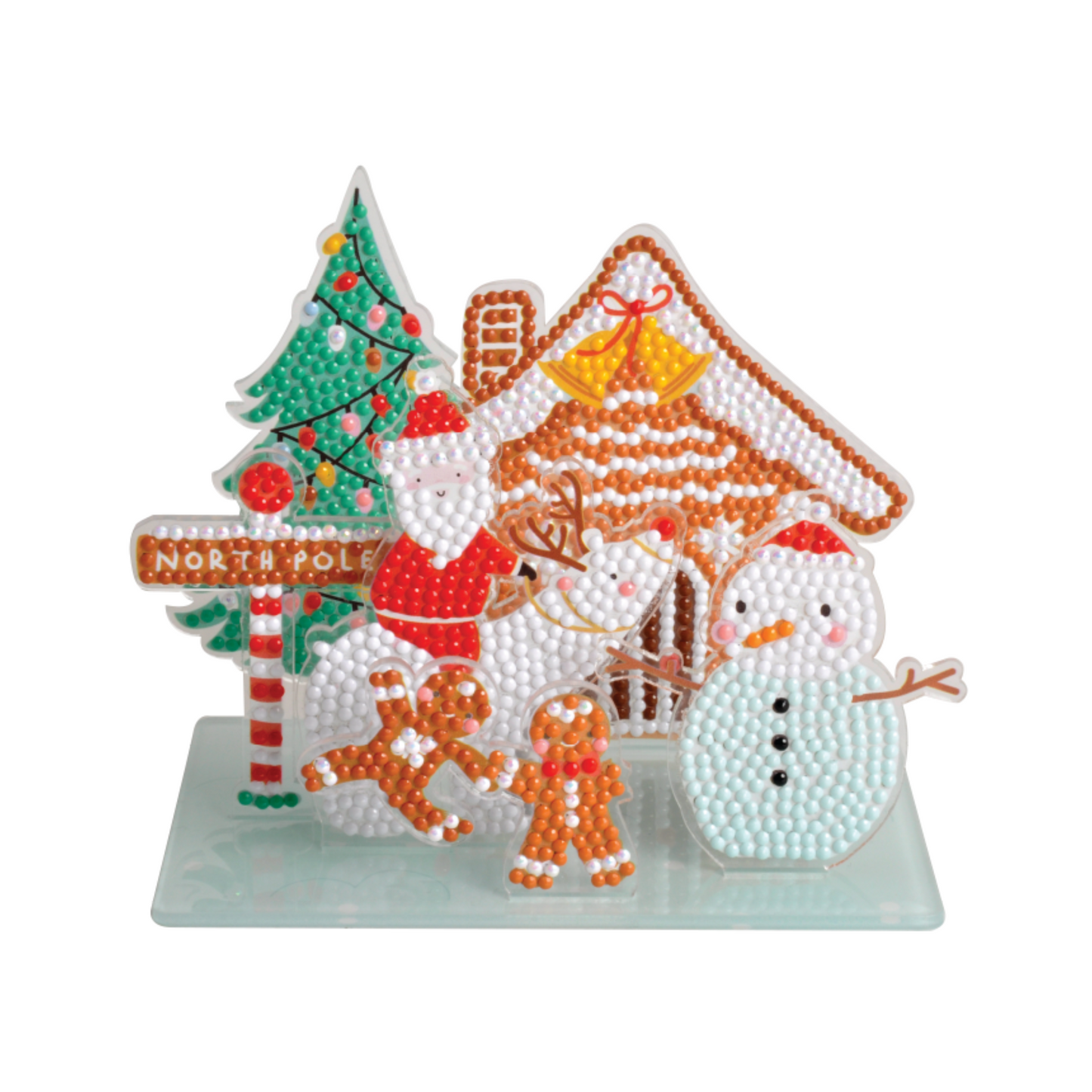 Christmas Kids Sparkle Play Scene -Gingerbread