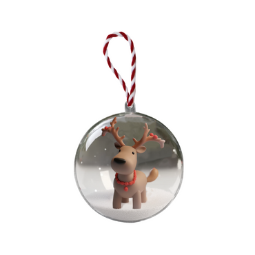 Christmas Kids Make Your Own Air Dry Clay Decoration - Reindeer