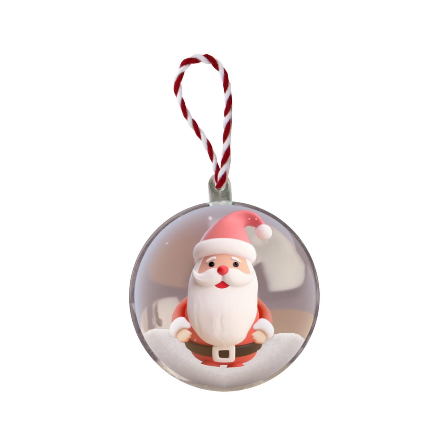 Christmas Kids Make Your Own Air Dry Clay Decoration - Santa