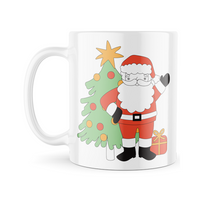 Christmas Kids Paint Your Own Novelty Mug - Santa