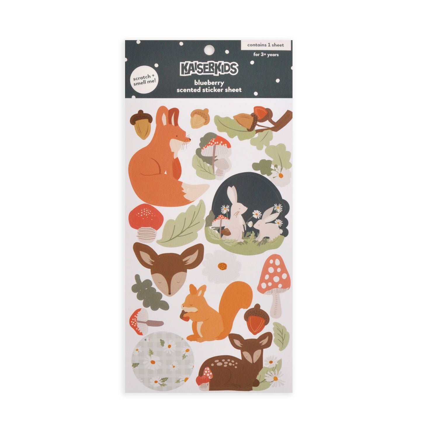 Kids Sticker Sheet Scented - WOODLANDS