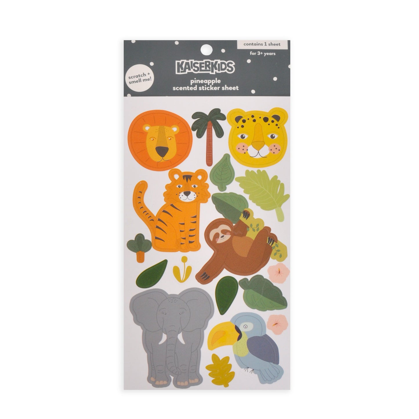 Kids Sticker Sheet Scented - SAFARI