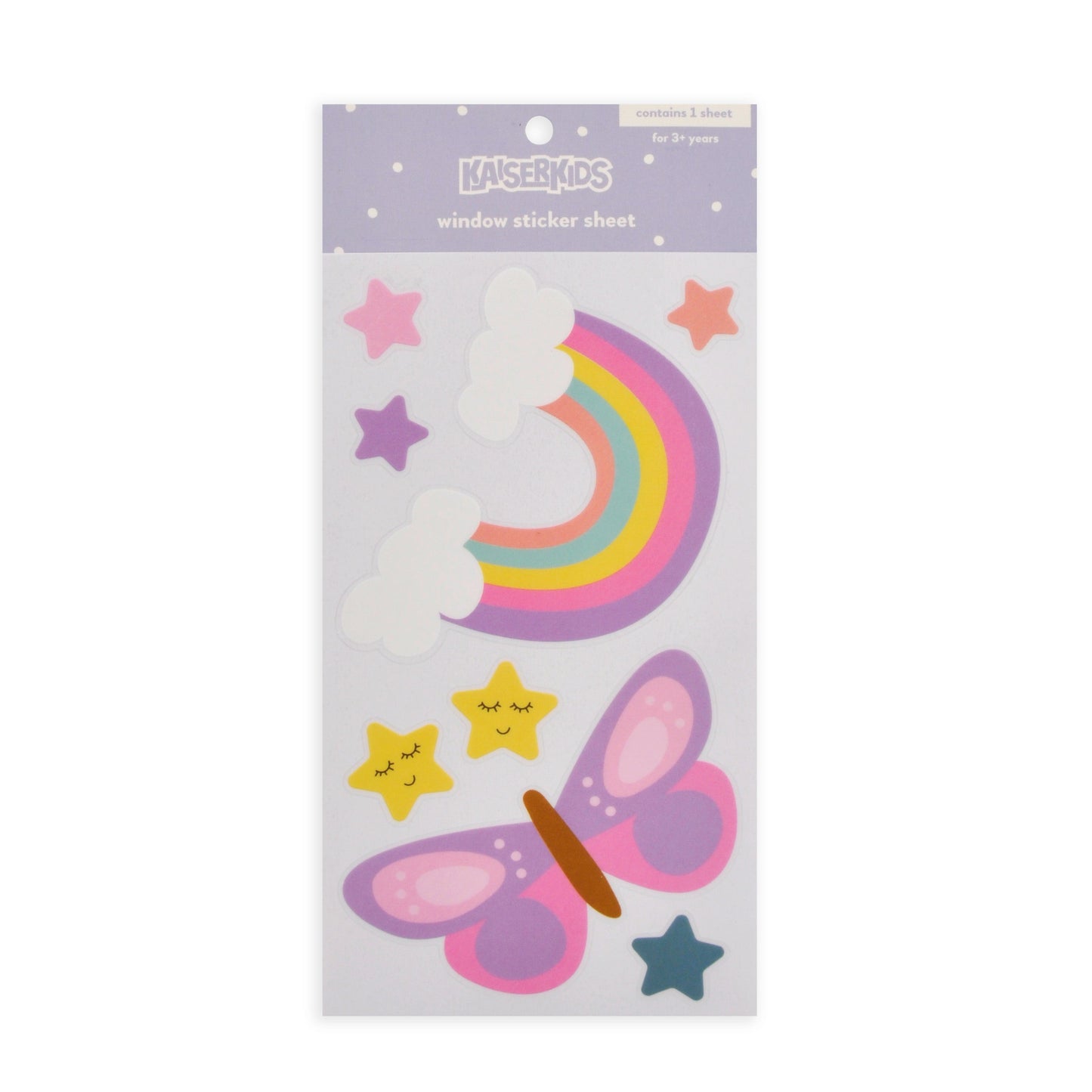 Kids Sticker Sheet Window - DREAM BIG