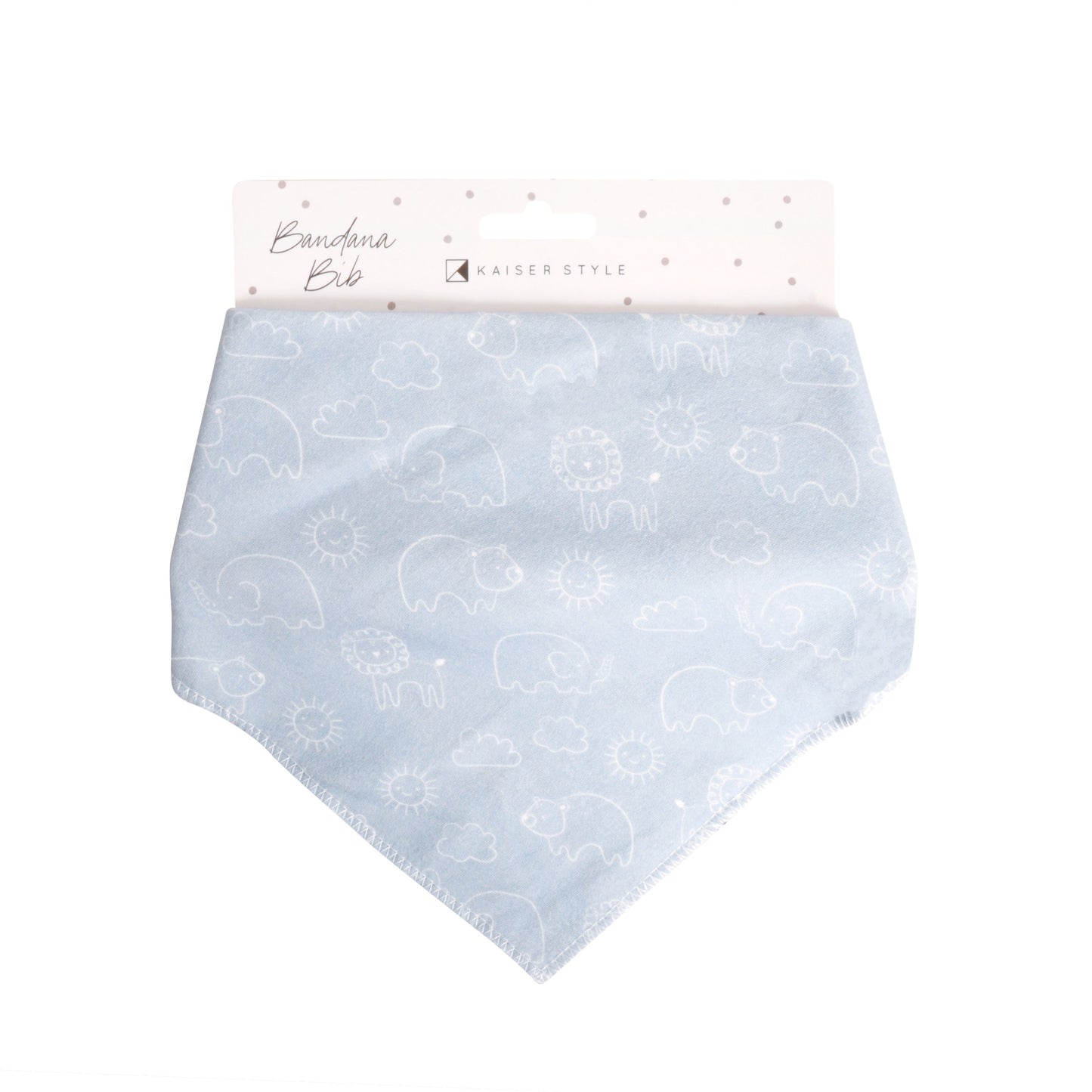 KaiserKids - Childrens Bib - SAFARI BLUE