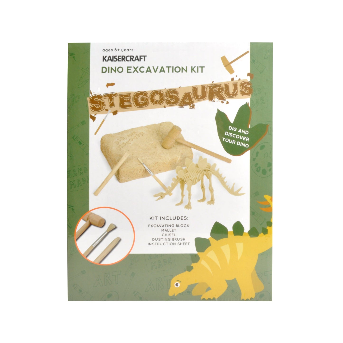 K Kids Dino Excavation Kit - STEGOSAURUS