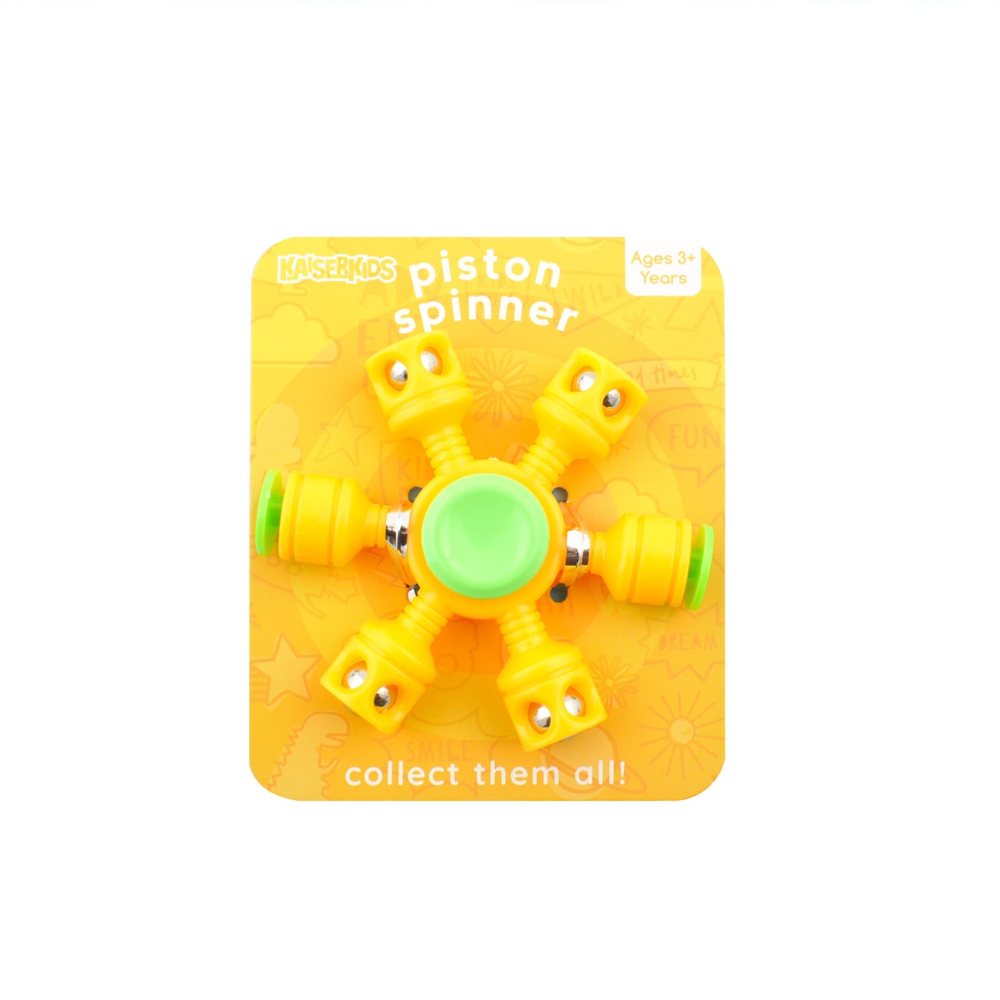 Piston Spinner - YELLOW