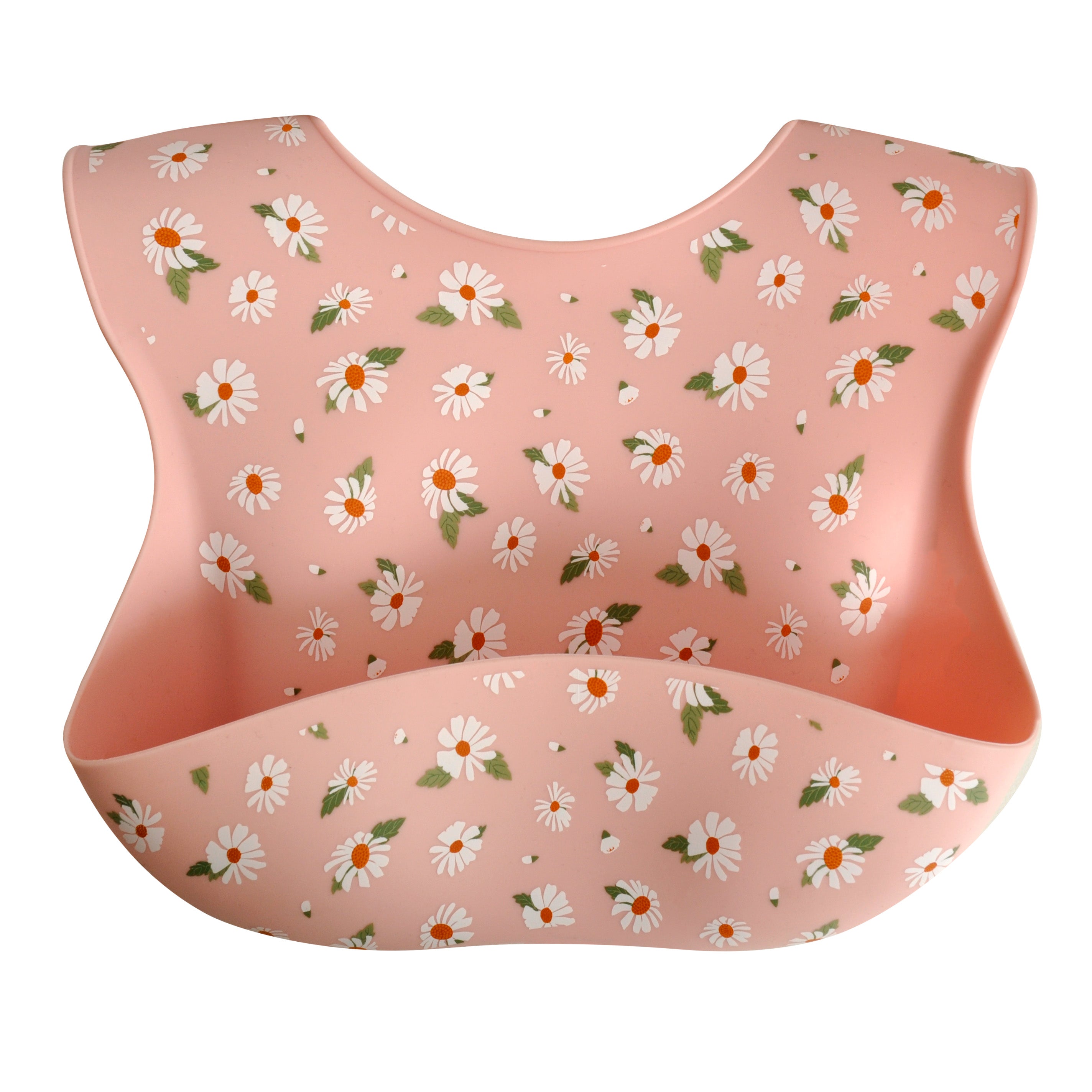 Baby Silicone Printed Bib - Daisy