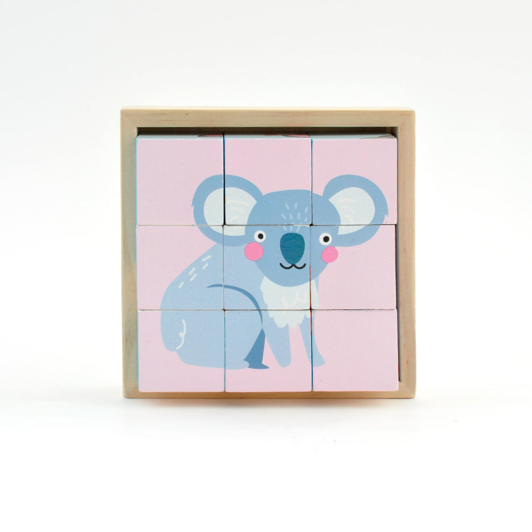 Baby Wooden Block Puzzle - Aussie