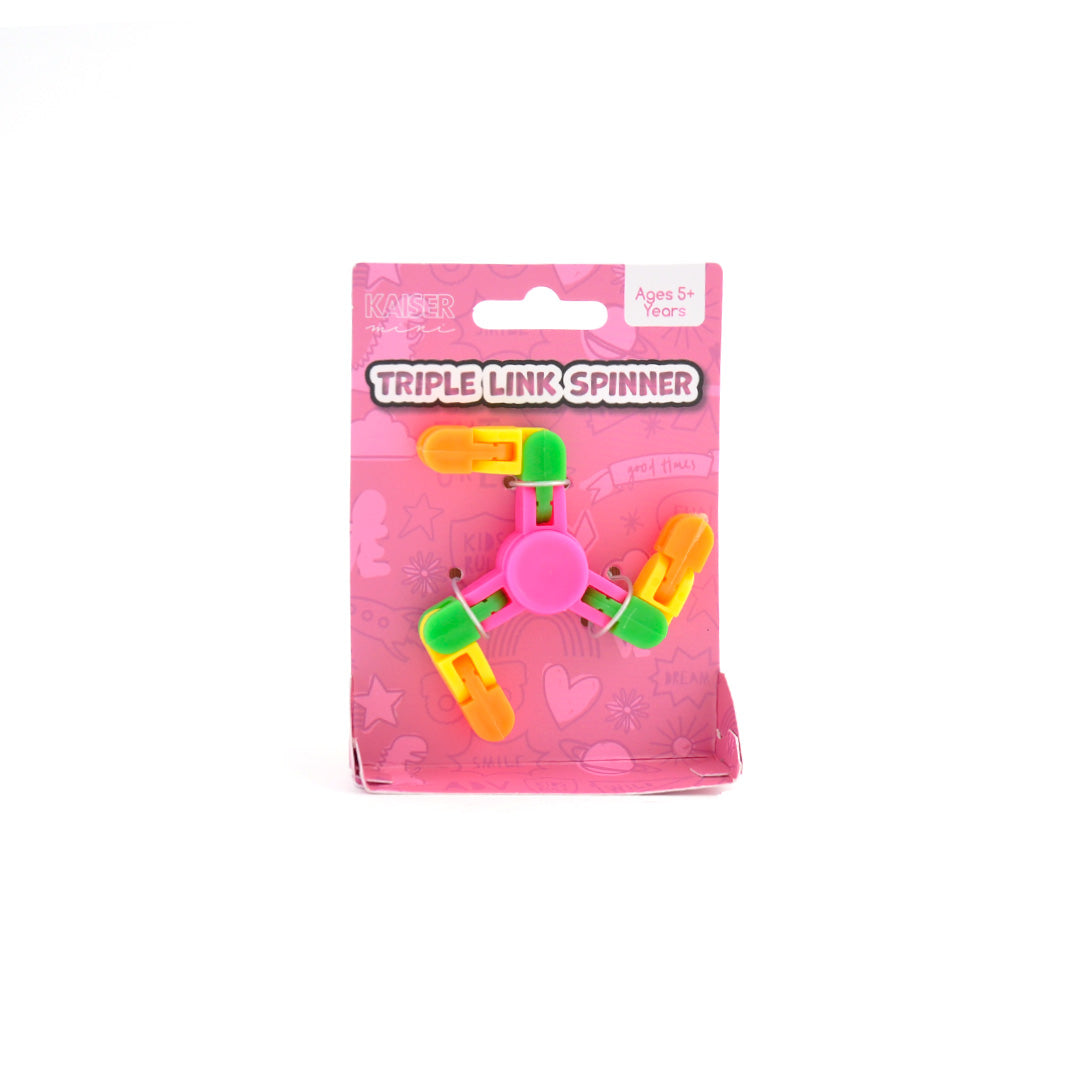 Tri Link Spinner - Pink