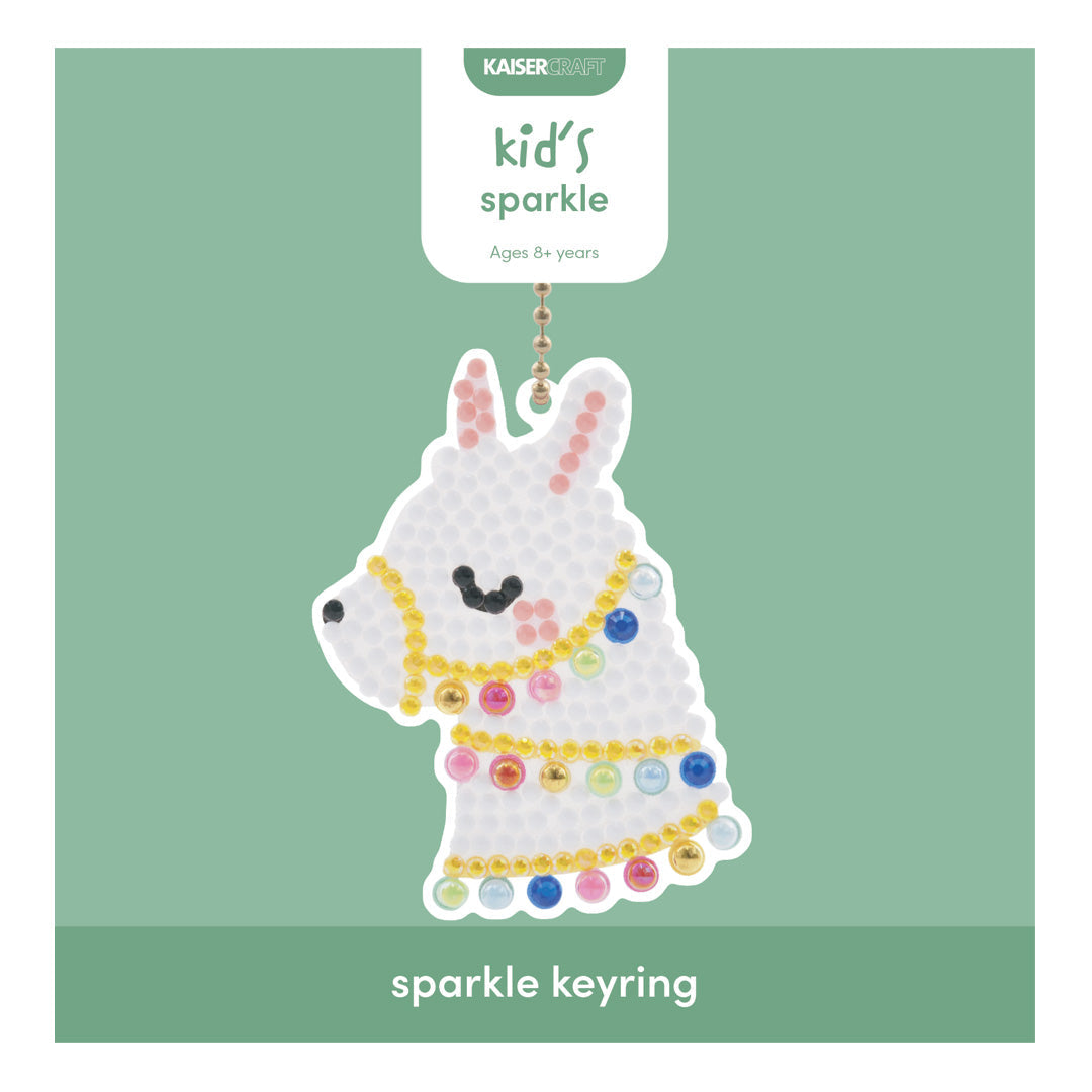 Mini Sparkle Keyring - LLAMA