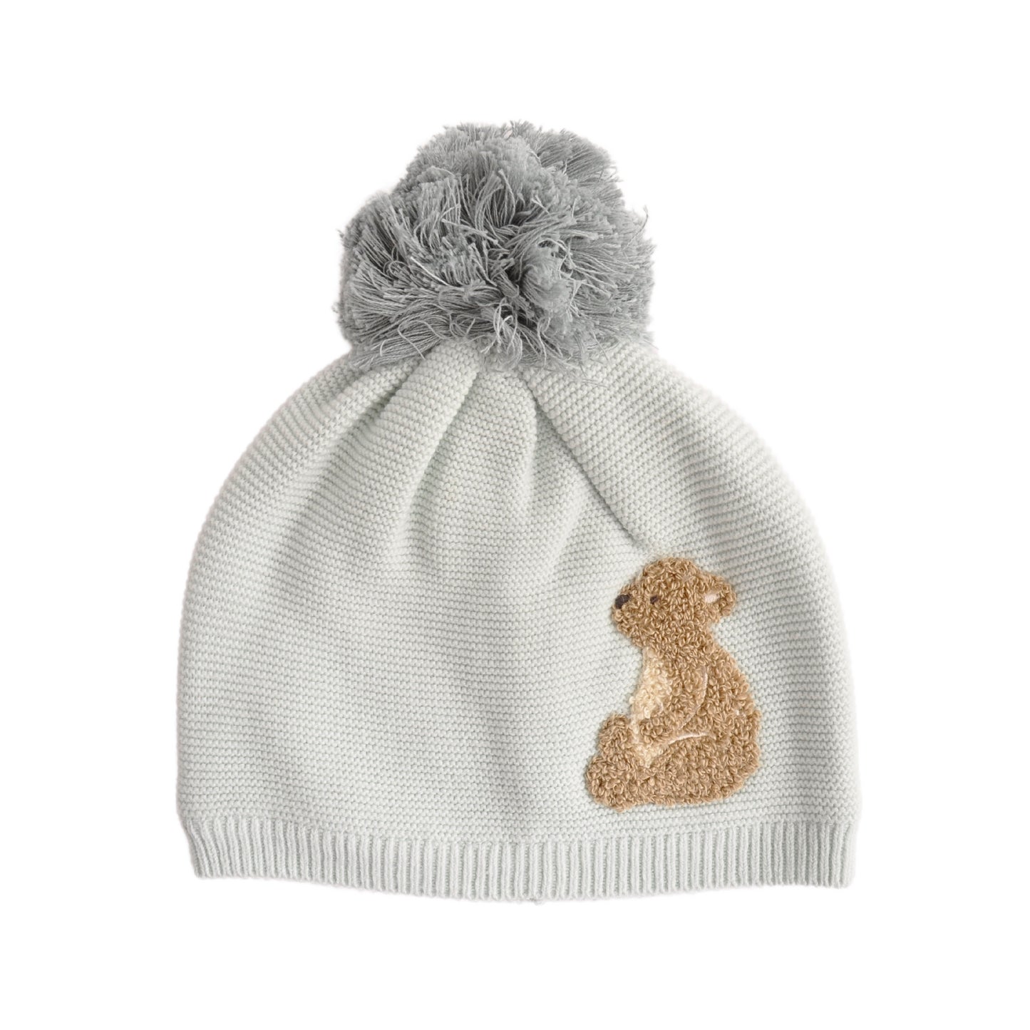 Baby Knitted Beanie - Bear Newborn+