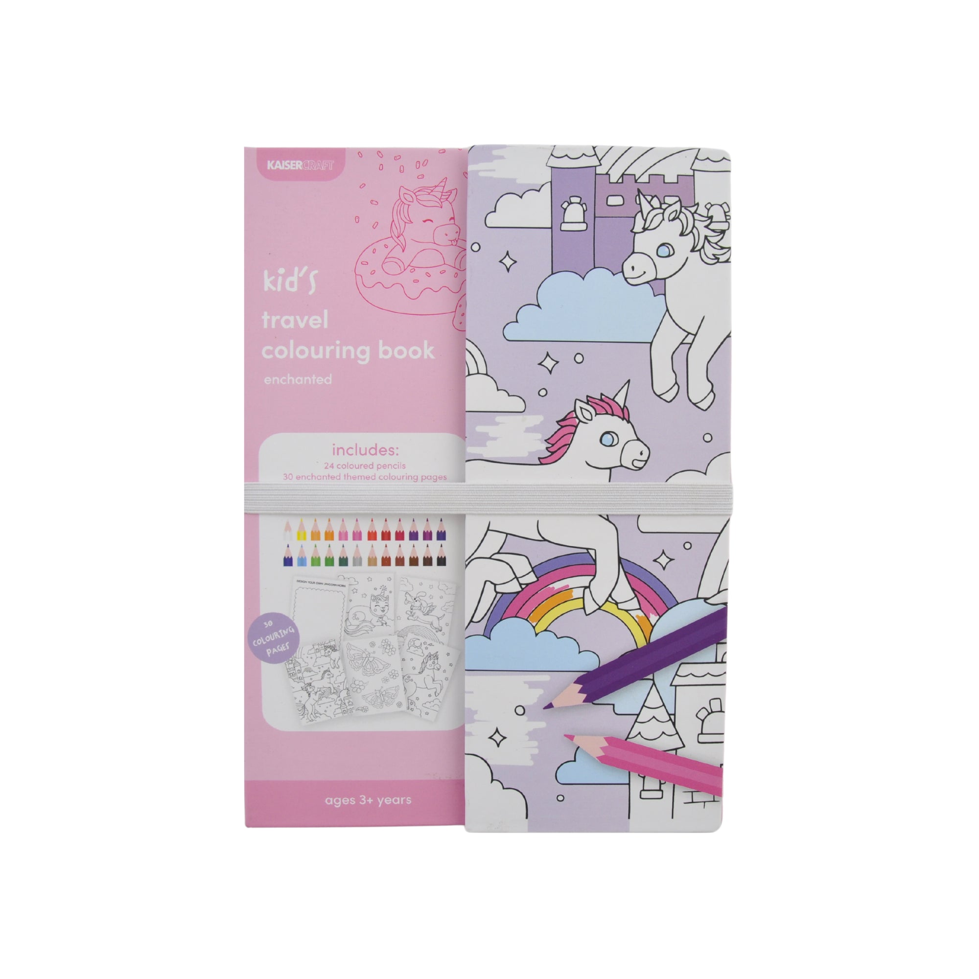 A5 Travel Colouring Book & Pencil Set - Enchanted