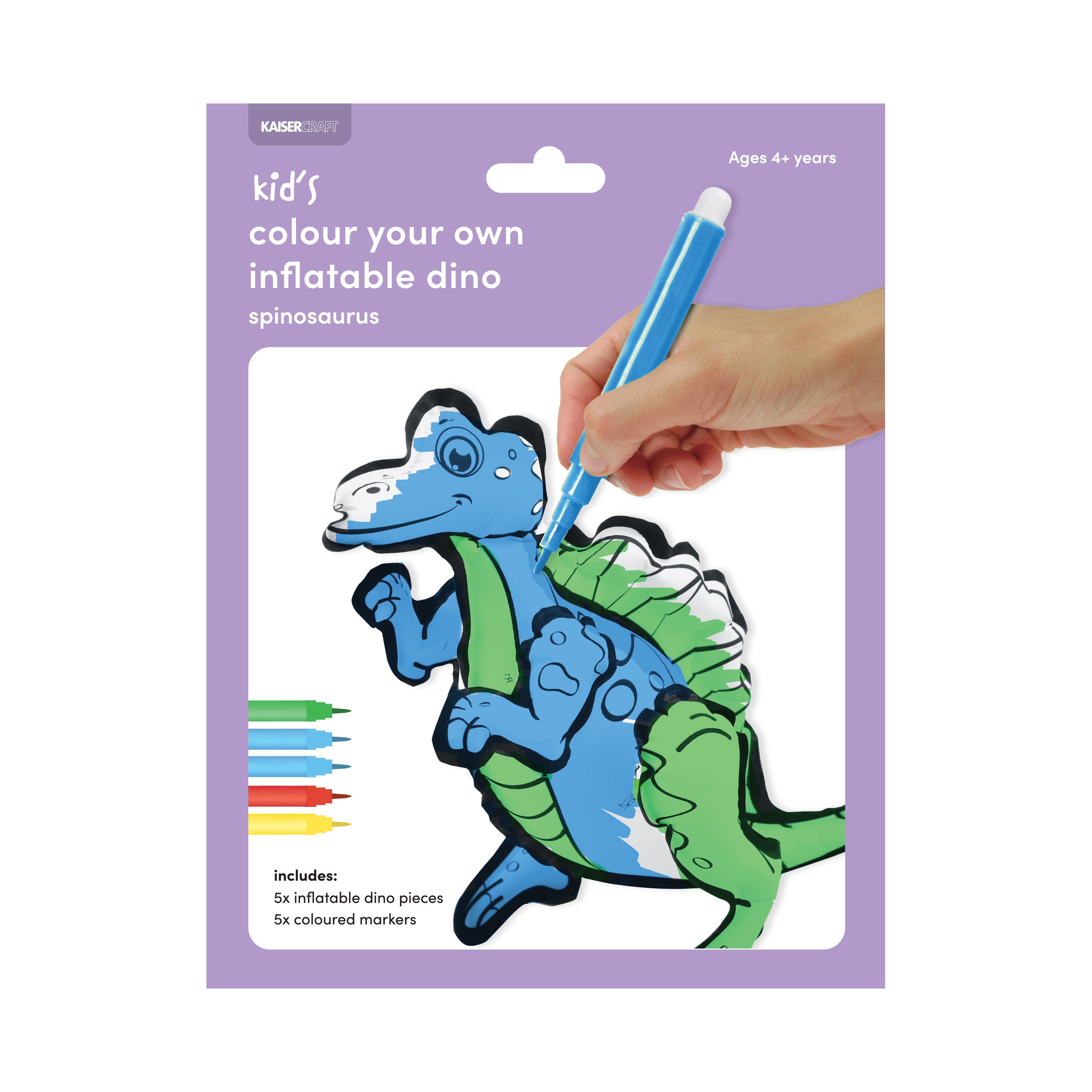 Colour Your Own Inflatable Dino - Spinosaurus