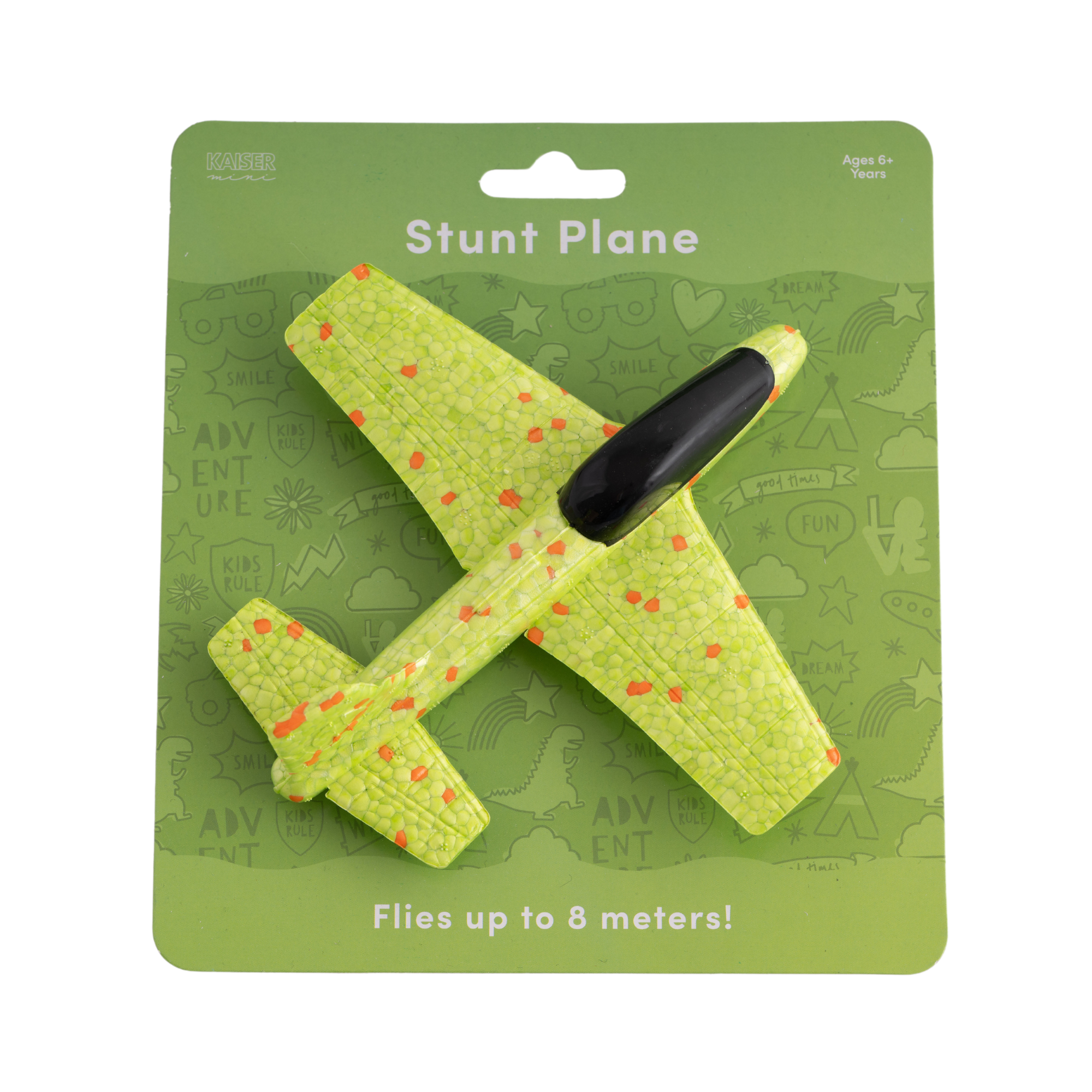 Foam Stunt Plane - Green