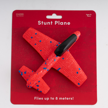 Foam Stunt Plane - Red