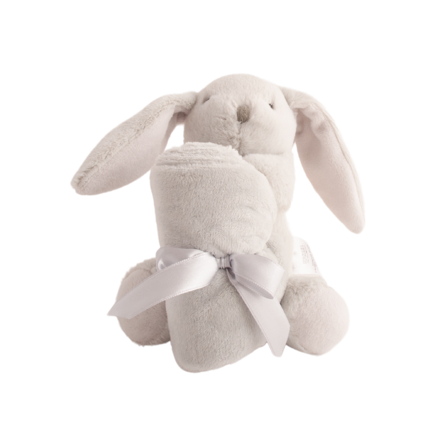 Baby Plush Comforter - Light Grey Bunny