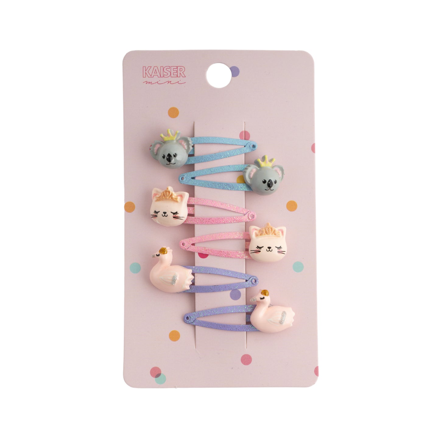 6Pk Hairpin Set - Animals