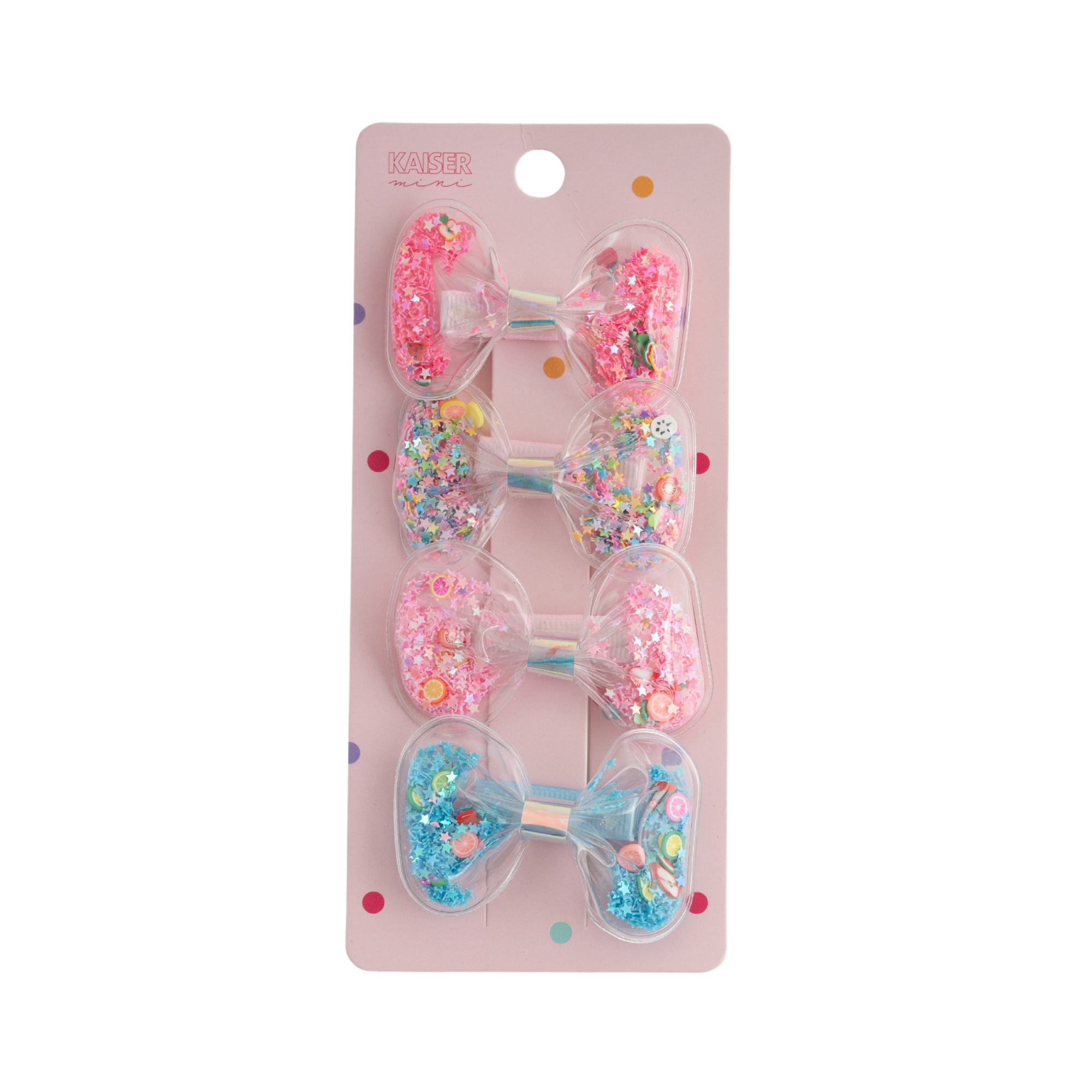 4pk Sprinkle Clip Set - Bow