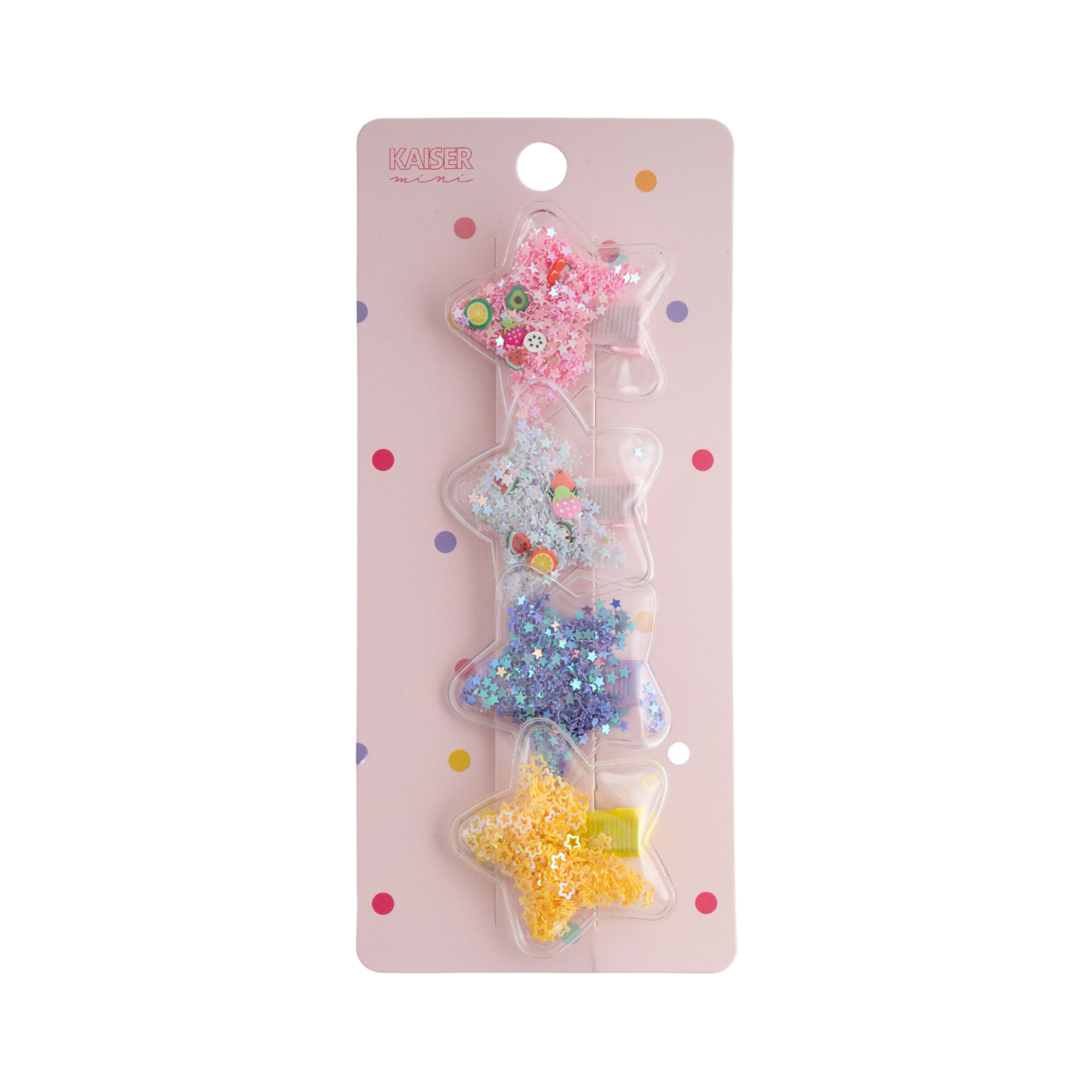 4pk Sprinkle Clip Set - Star