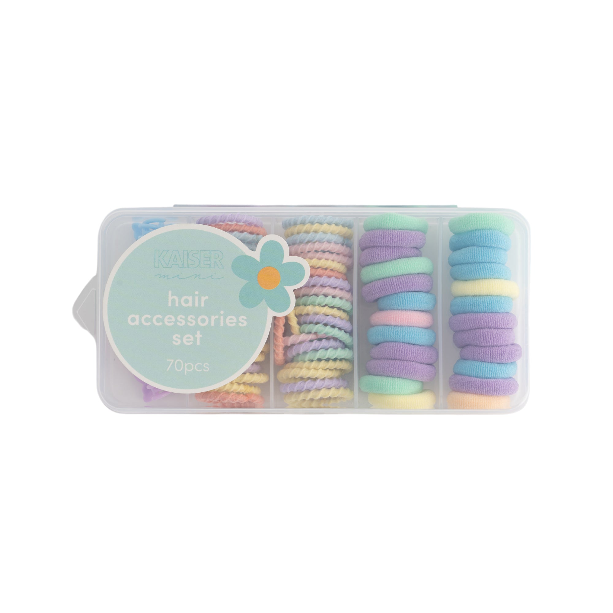 70Pk Hair Accessories Set - Pastel