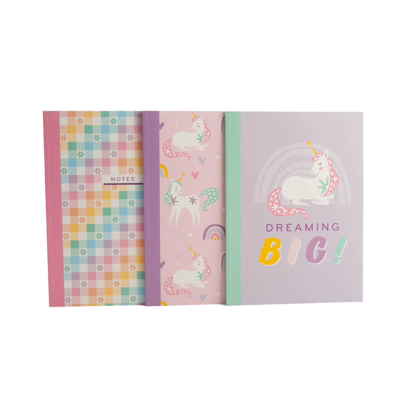 3pk A4 Notebook Set - Unicorn Dreams