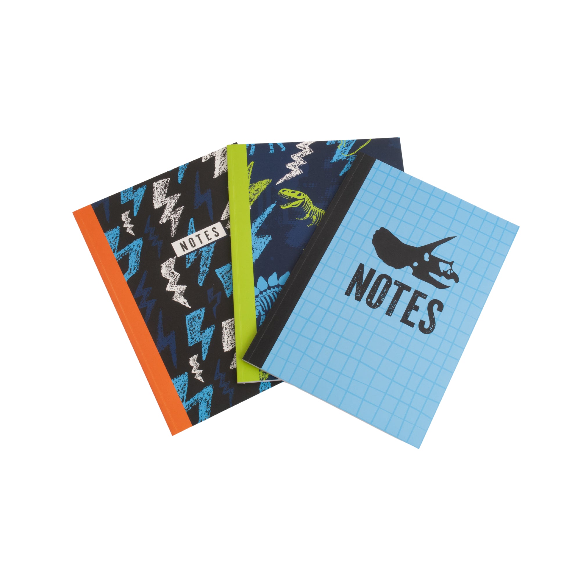 Mini 3pk A4 Notebook Set - Electrosaurus