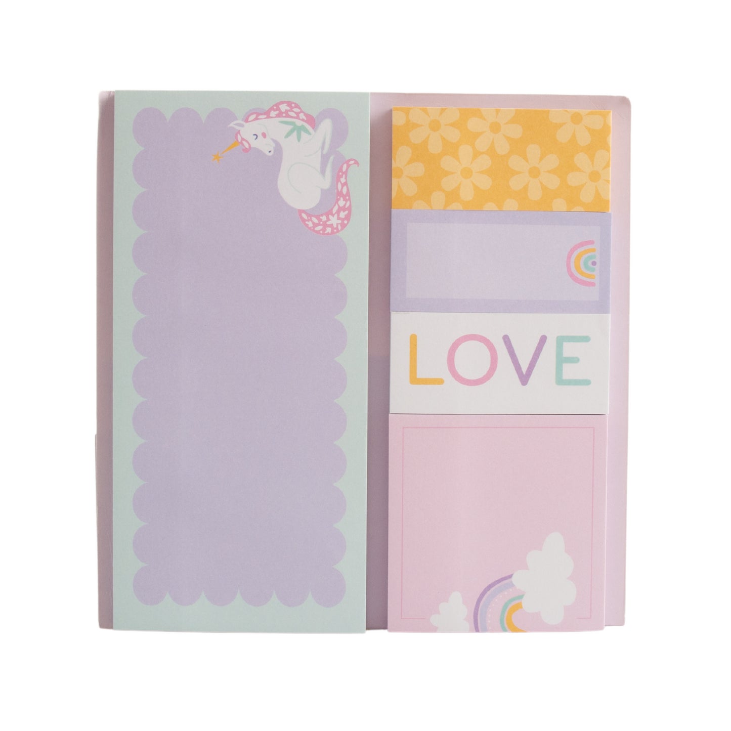 Mini Sticky Note Pad - Unicorn Dreams