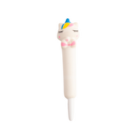 Novelty Pen - Squishy Unicorn White