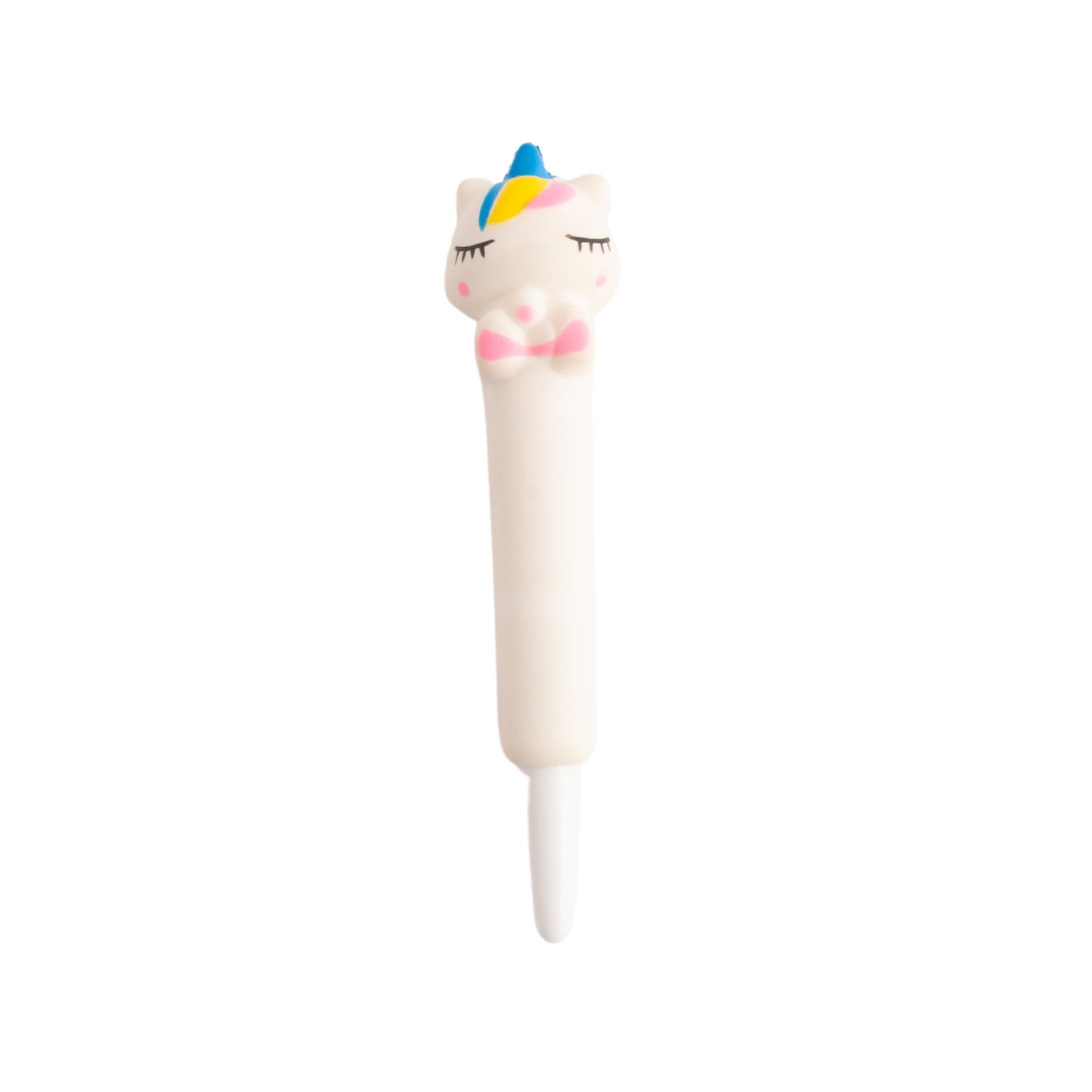 Mini Novelty Pen - Squishy Unicorn White