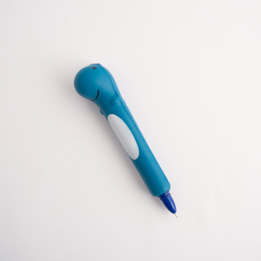 Mini Novelty Pen - Squishy Dino Blue