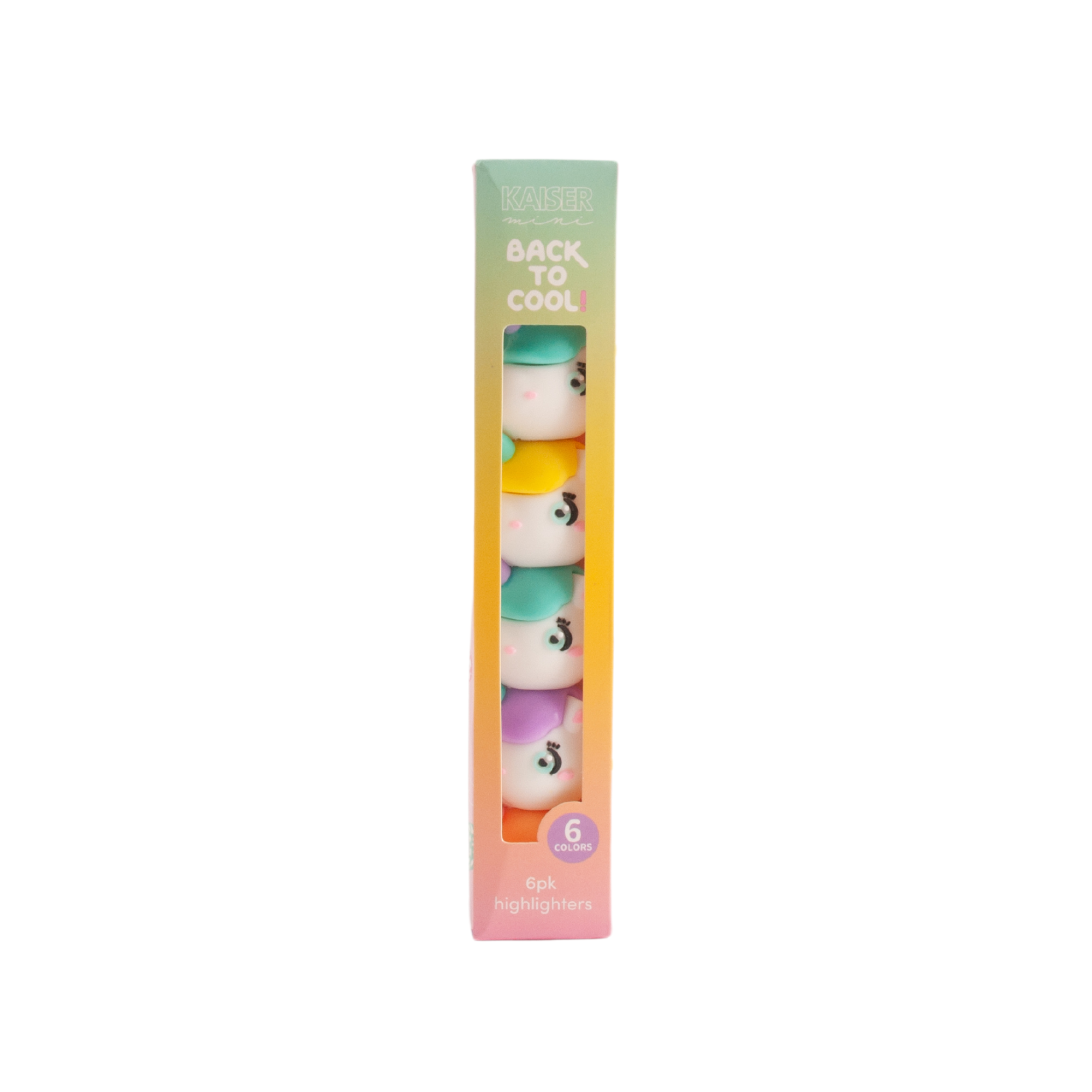 Mini 6pk Novelty Highlighters - Unicorn