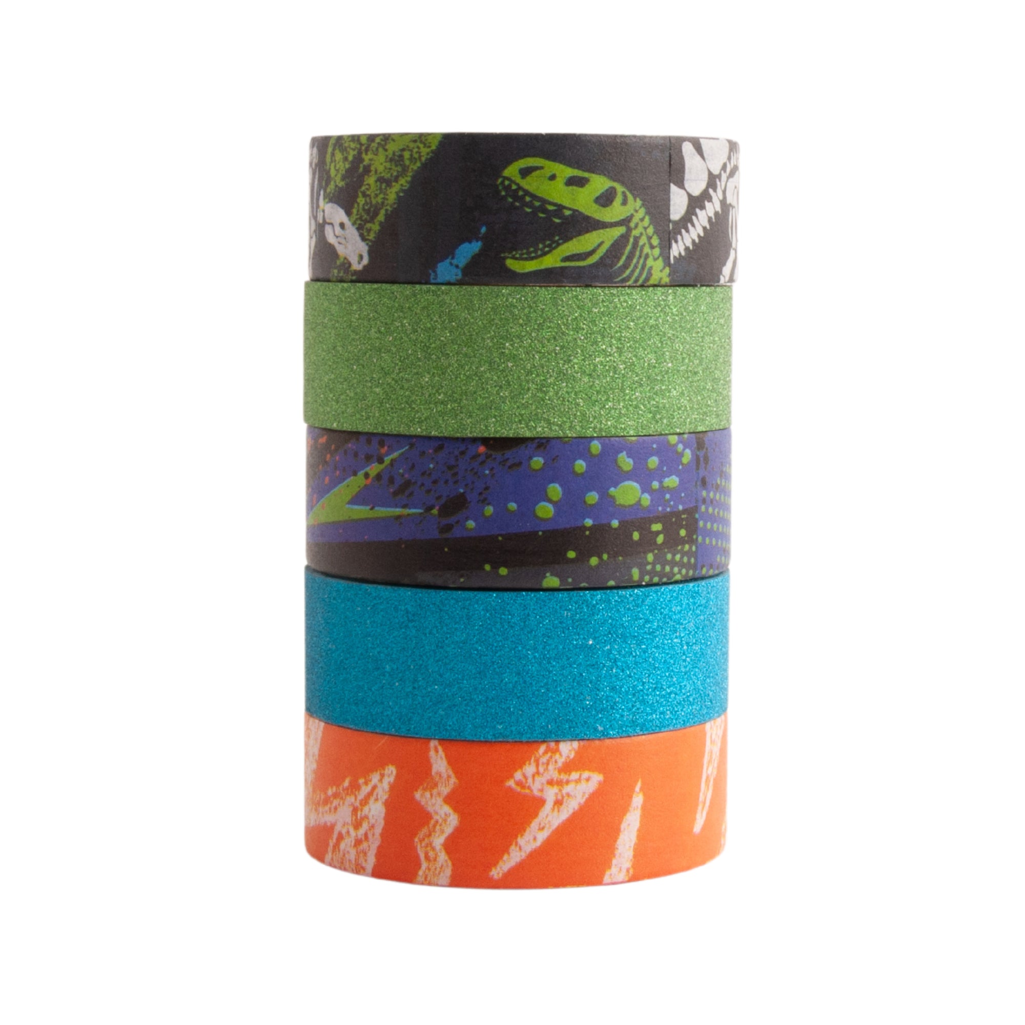 Mini 5pk Printed Tape - Electrosaurus