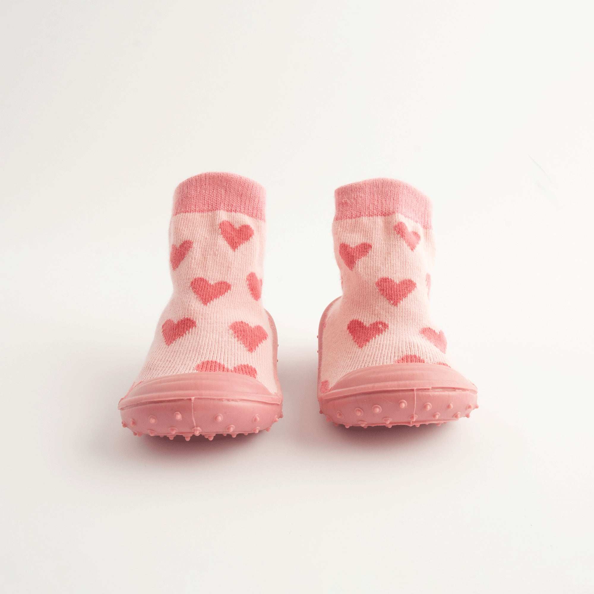 Baby Rubber Socks 18-24mths PB - HEARTS