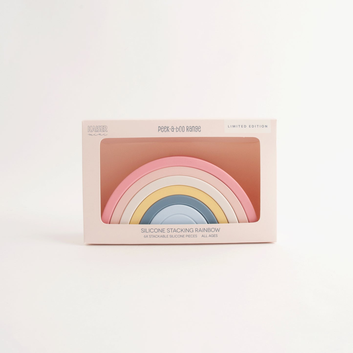 Baby Silicone Stacker PB - RAINBOW